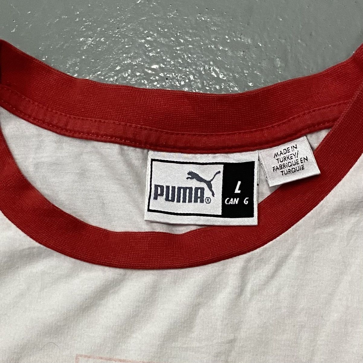 Puma × Vintage Vintage Puma Vfb Stuttgart Ringer Shirt Jersey Bundesliga Size US L / EU 52-54 / 3 - 6 Thumbnail