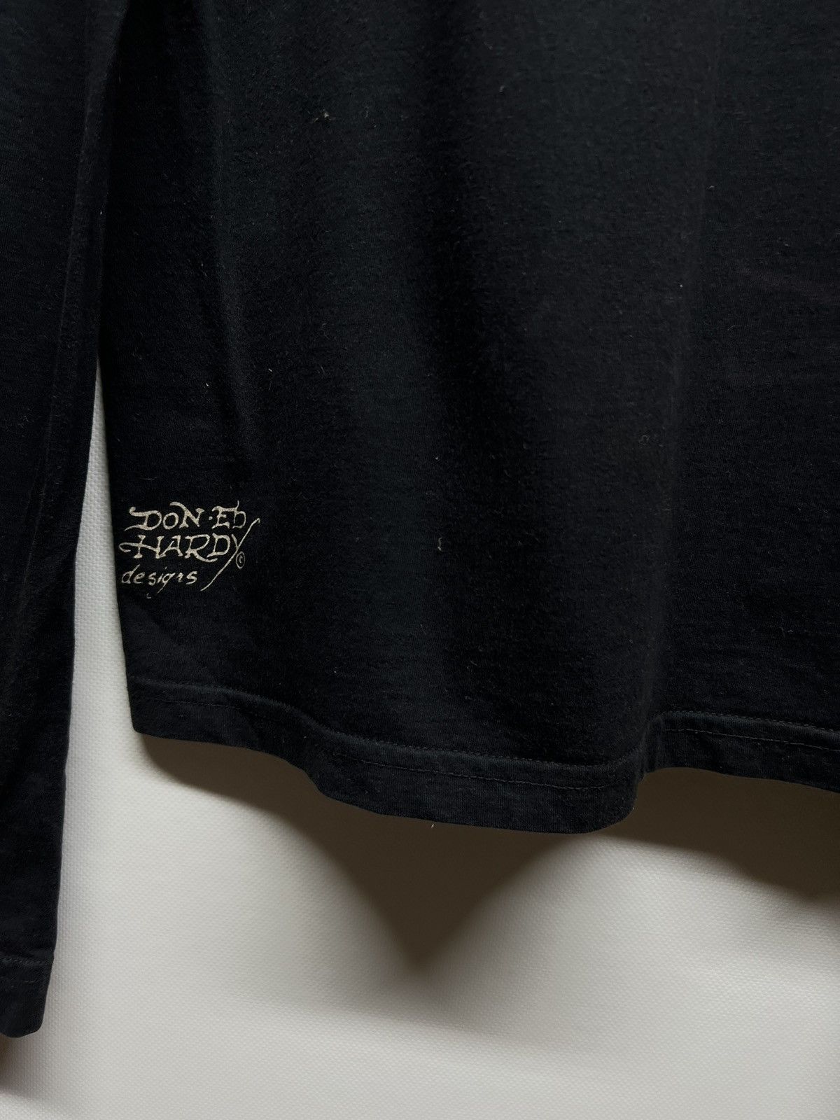 Christian Audigier × Ed Hardy × Vintage Vintage Y2k Ed Hardy Japan Dragon 🐉 Big Logo Long Sleeve 00s Size XL / US 12-14 / IT 48-50 - 9 Thumbnail