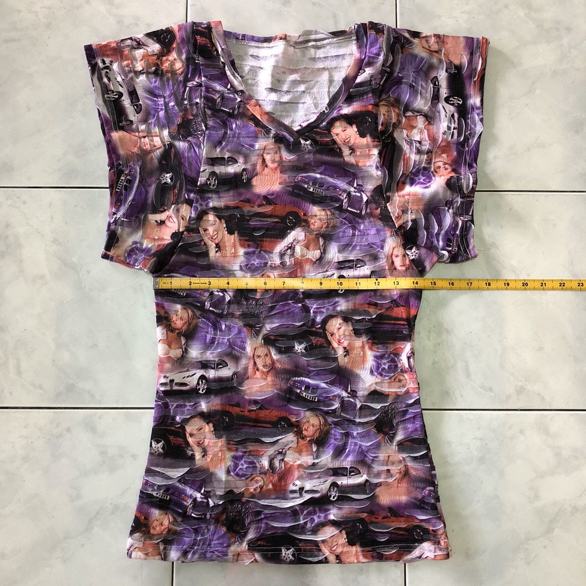 Japanese Brand Japanese Y2k Distressed Racing Moto All Over Graphic Style Size M / US 6-8 / IT 42-44 - 14 Thumbnail