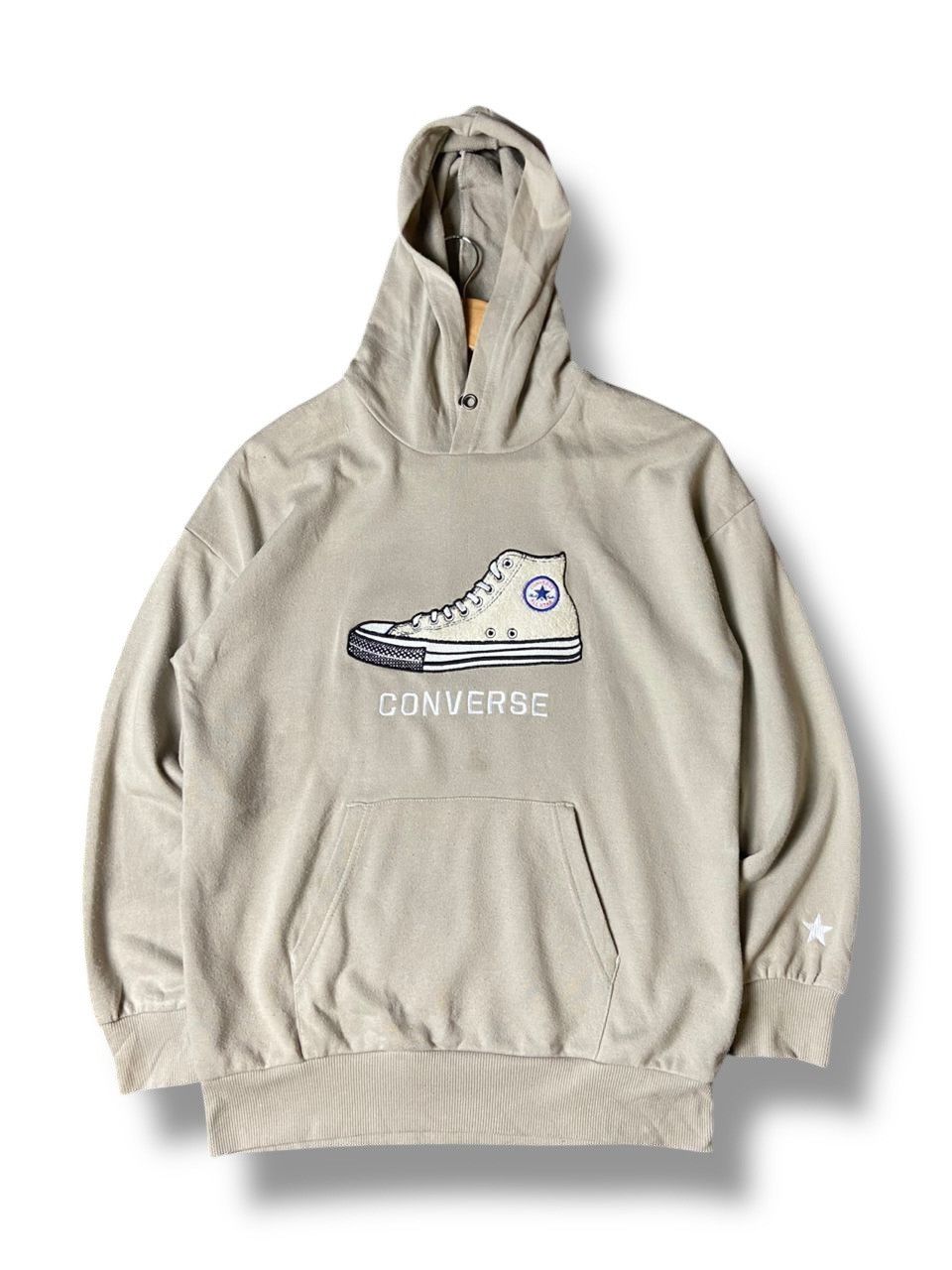 Converse × Japanese Brand × Vintage Converse Brand Embroidered Pullover Hoodies (130) Size US XXS / EU 40 - 1 Thumbnail