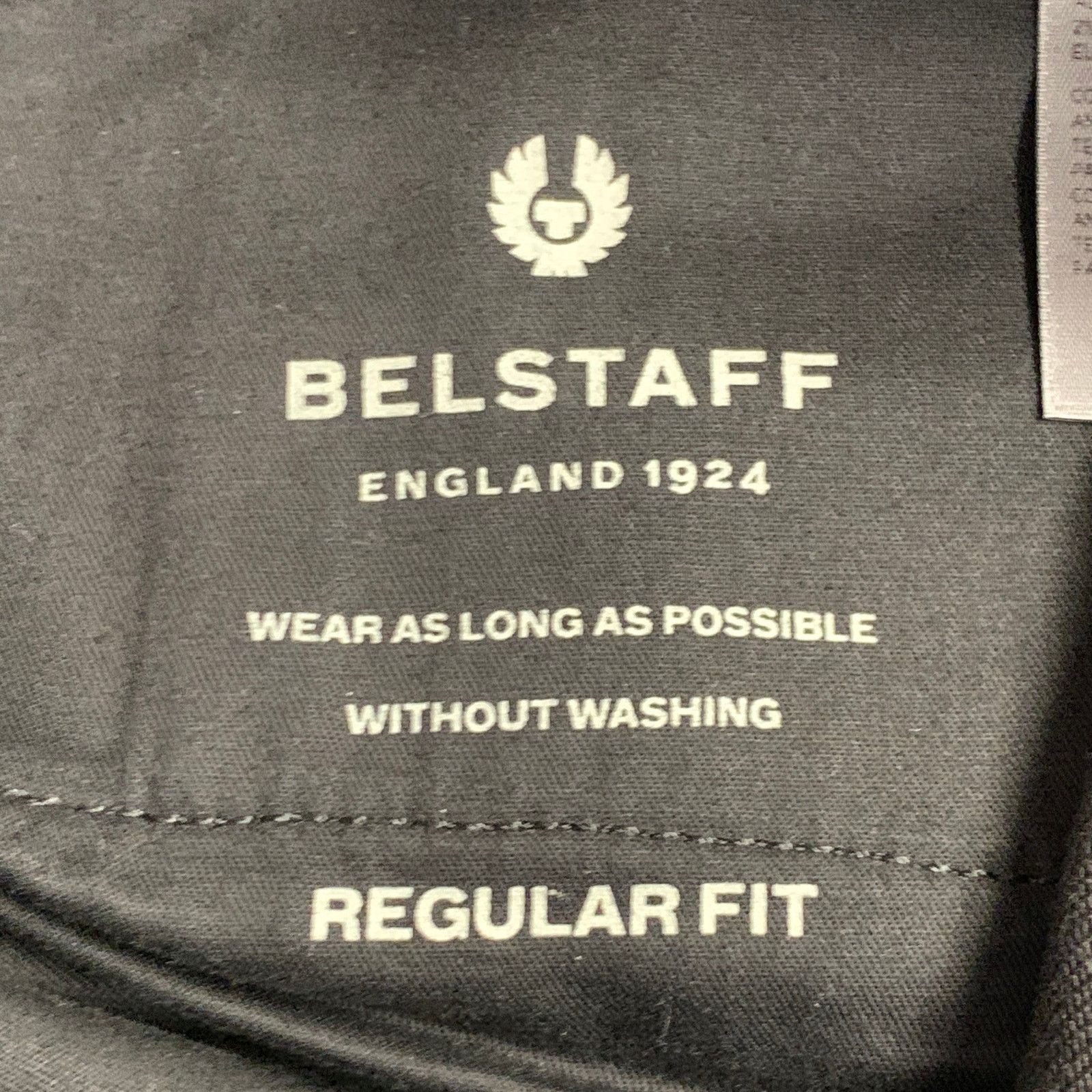 Belstaff BELSTAFF Black Twill Cotton Straight Zip Fly Biker Jeans Size US 34 / EU 50 - 7 Thumbnail