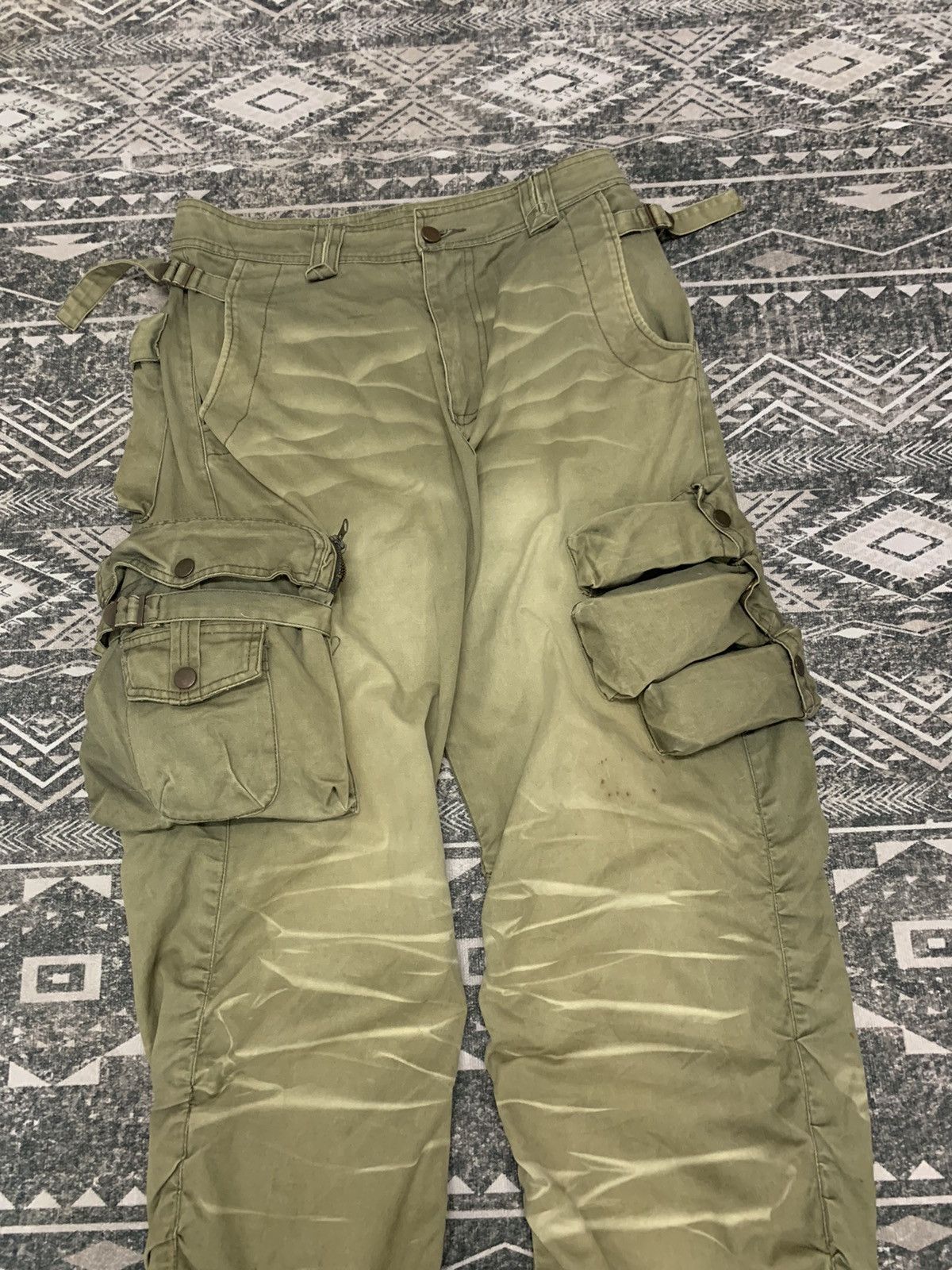 Japanese Brand 🔥VERY RARE🔥TWO PERSONS HOMME MULTIPOCKET PANT RARE PIECE Size US 30 / EU 46 - 11 Thumbnail