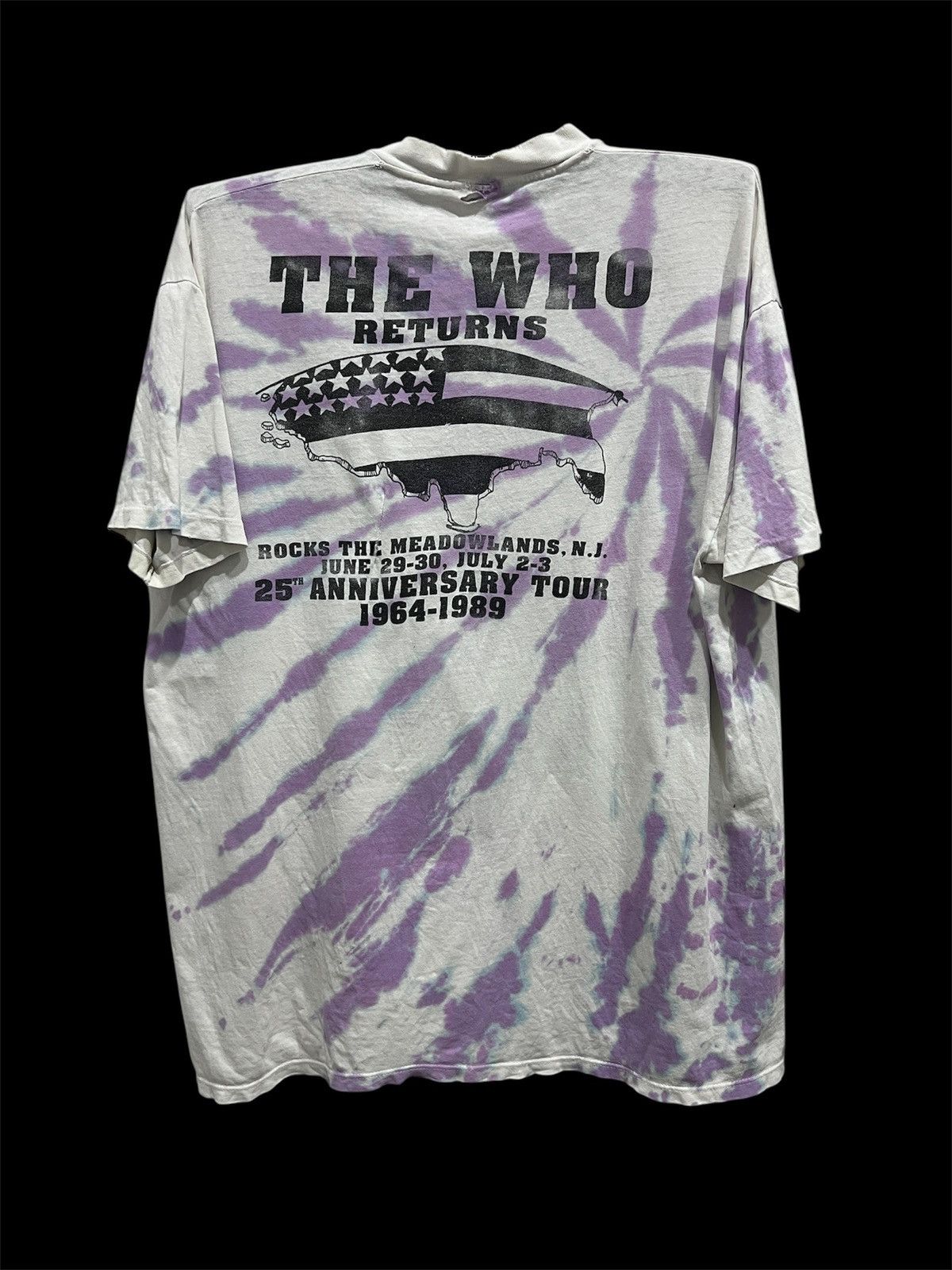 Band Tees × Vintage Vintage 80s 1989 THE WHO Tour Promo Tee 2XL Faded Size US XXL / EU 58 / 5 - 3 Thumbnail