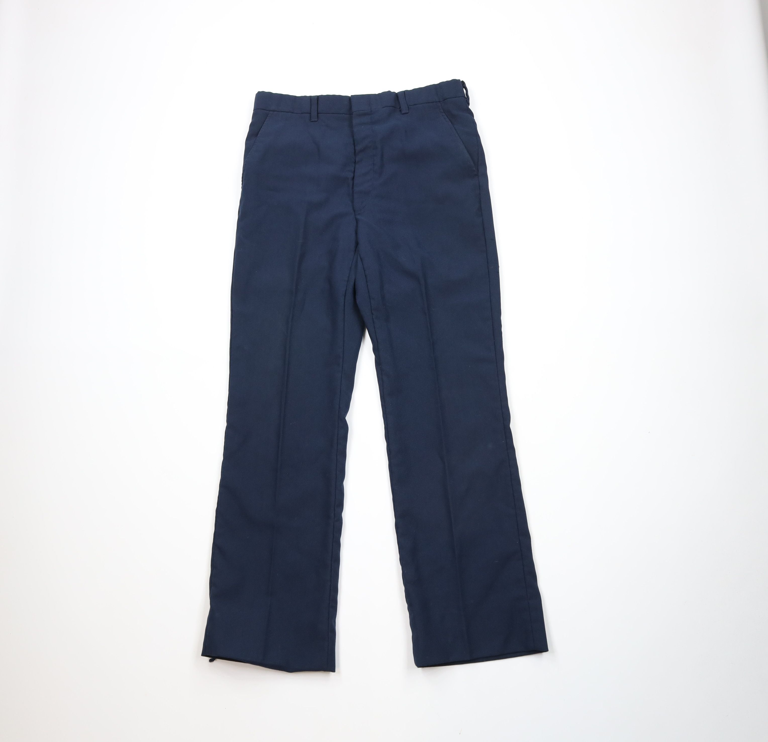 Vintage Vintage 70s Streetwear Knit Flared Wide Leg Chino Pants USA Size US 32 / EU 48 - 1 Thumbnail