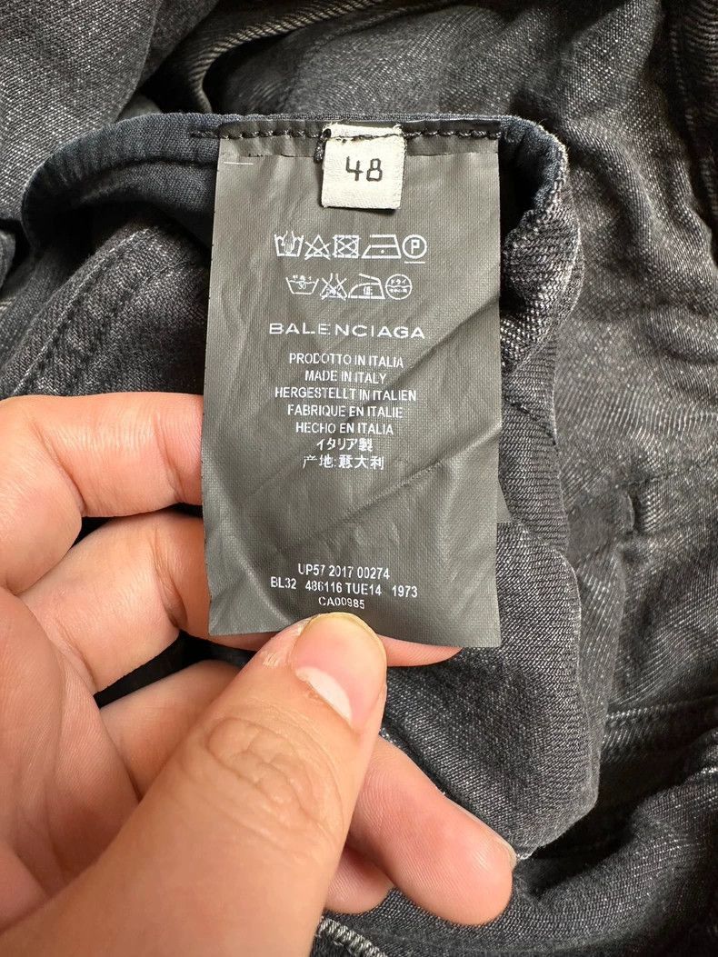 Balenciaga Balenciaga Black Denim Jacket Short style Size US M / EU 48-50 / 2 - 5 Thumbnail