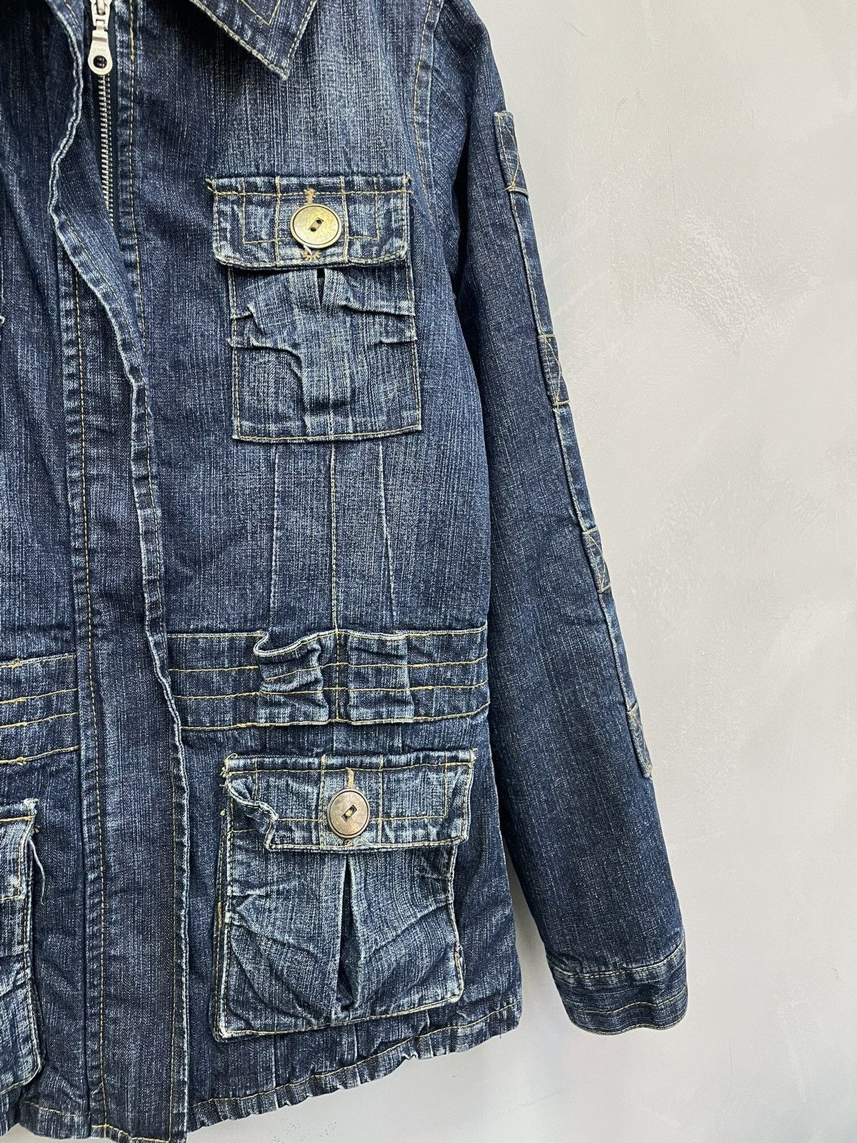 If Six Was Nine If six was nine style denim multipocket denim jacket y2k Size US M / EU 48-50 / 2 - 3 Thumbnail