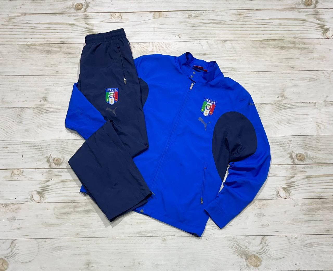 Puma Vintage Puma Italy Jacket And Pants Tracksuit 2006 Track Size US S / EU 44-46 / 1 - 1 Thumbnail