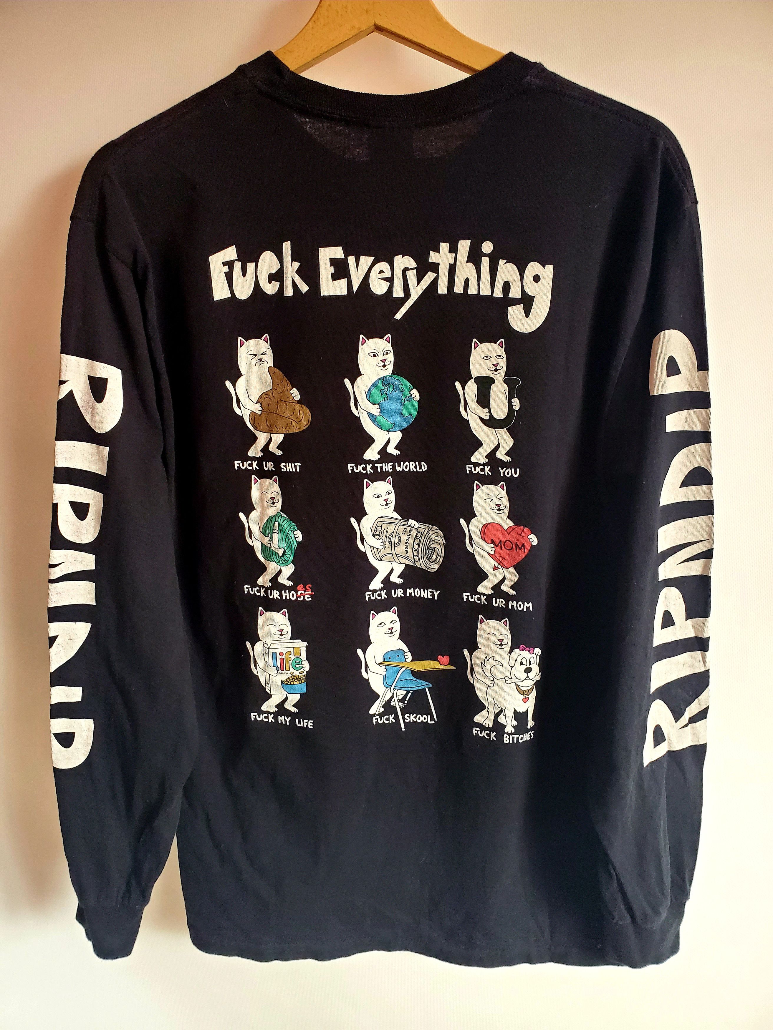 RIPNDIP × Streetwear × Vintage Long Sleeve Ripndip “fuck