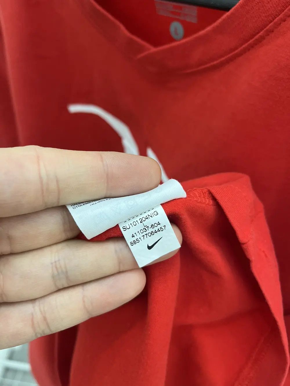 Nike Nike Roger Federer Red Cotton T-shirt Tee Size US L / EU 52-54 / 3 - 5 Thumbnail