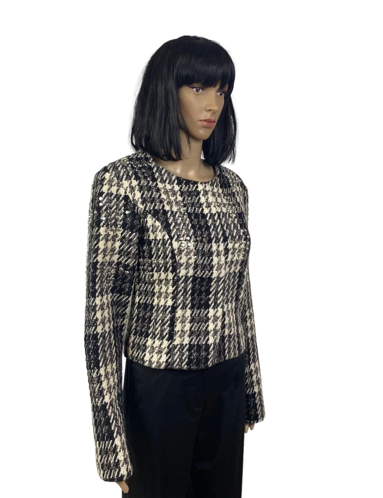 Gestuz Gestuz Plaid Wool Jacket Decorated size 38 Size S / US 4 / IT 40 - 4 Thumbnail