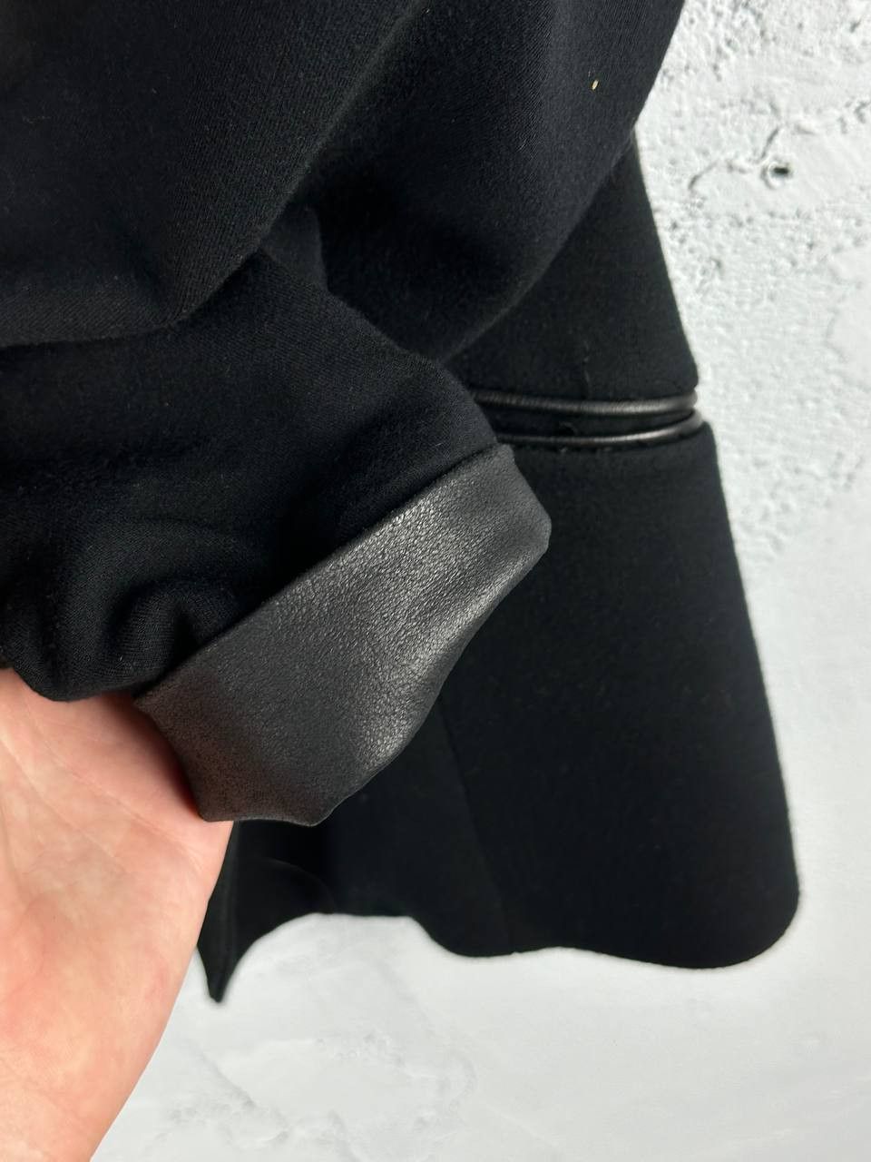 Theory Theory Leather Collar Woman's Luxury Blazer Made In USA Size M / US 6-8 / IT 42-44 - 4 Thumbnail