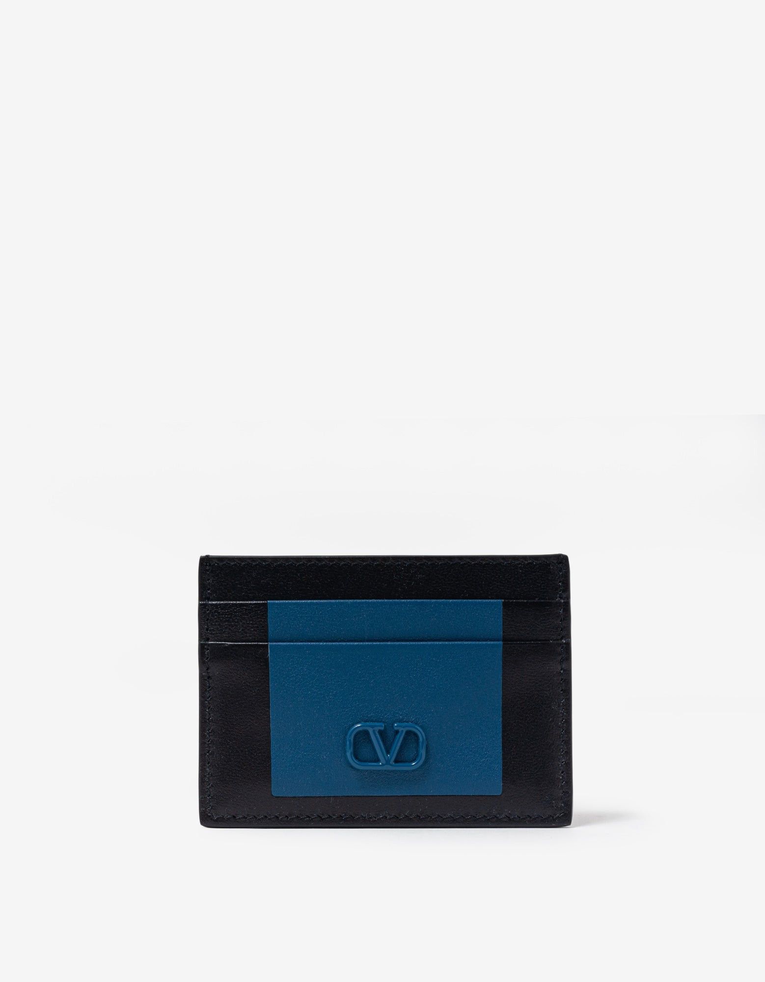 Valentino Valentino Blue VLogo Signature Card Holder Size ONE SIZE - 1 Thumbnail