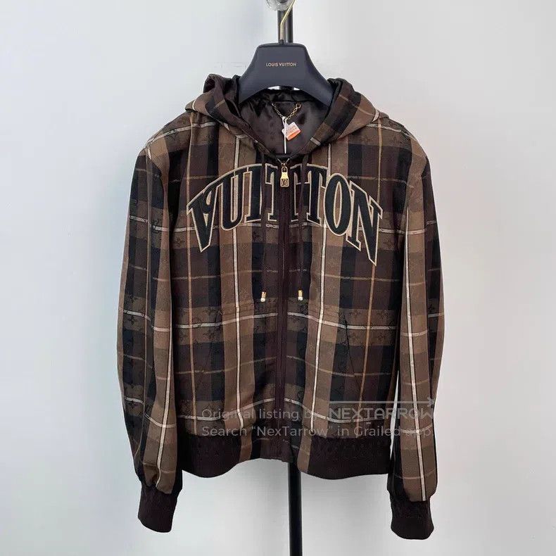 Louis Vuitton Louis Vuitton Plaid Hooded Jacket Size US S / EU 44-46 / 1 - 2 Thumbnail