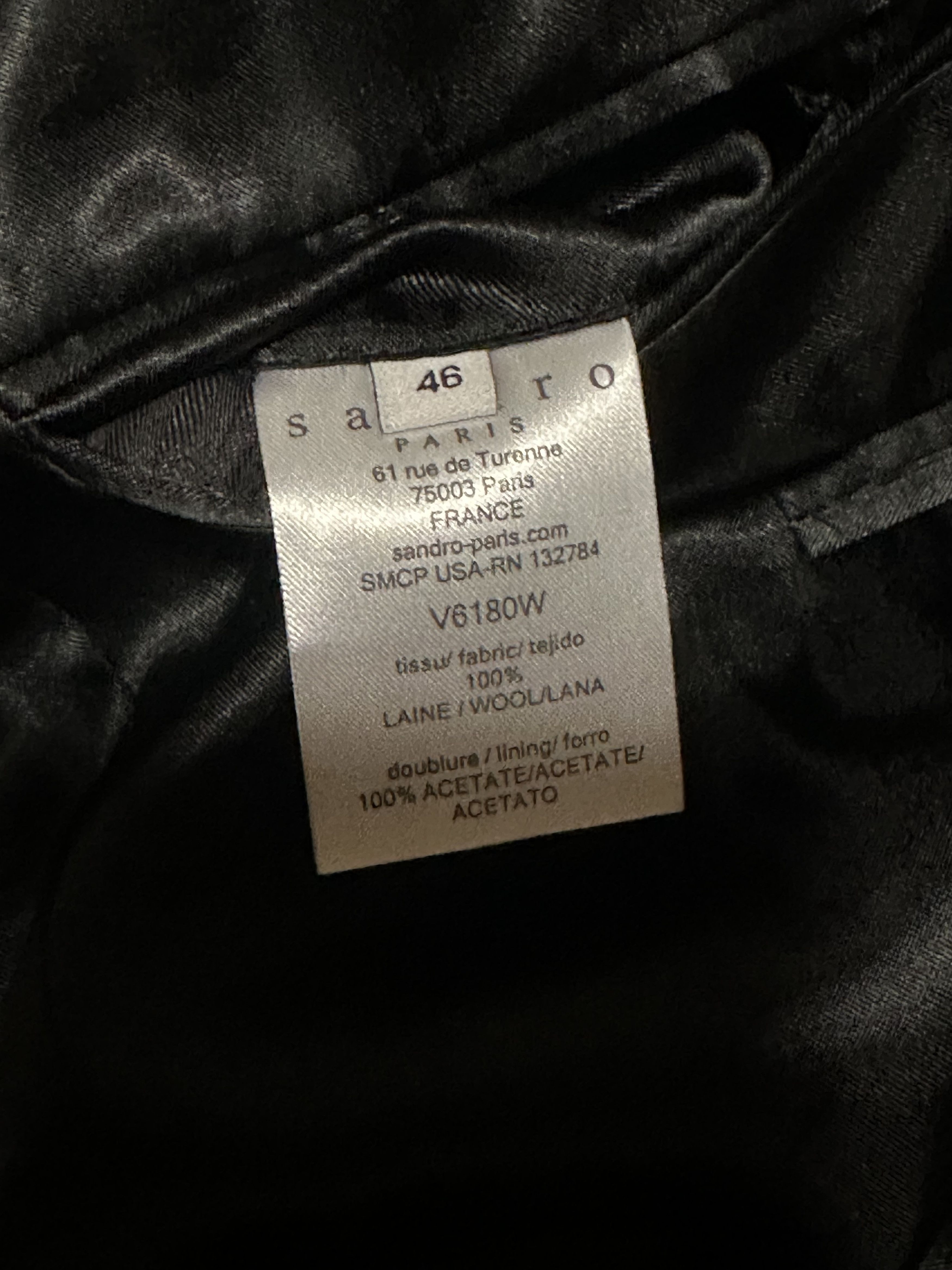 The Kooples The Kooples Men’s Houdstooth Wool Suit Size 48R - 6 Thumbnail
