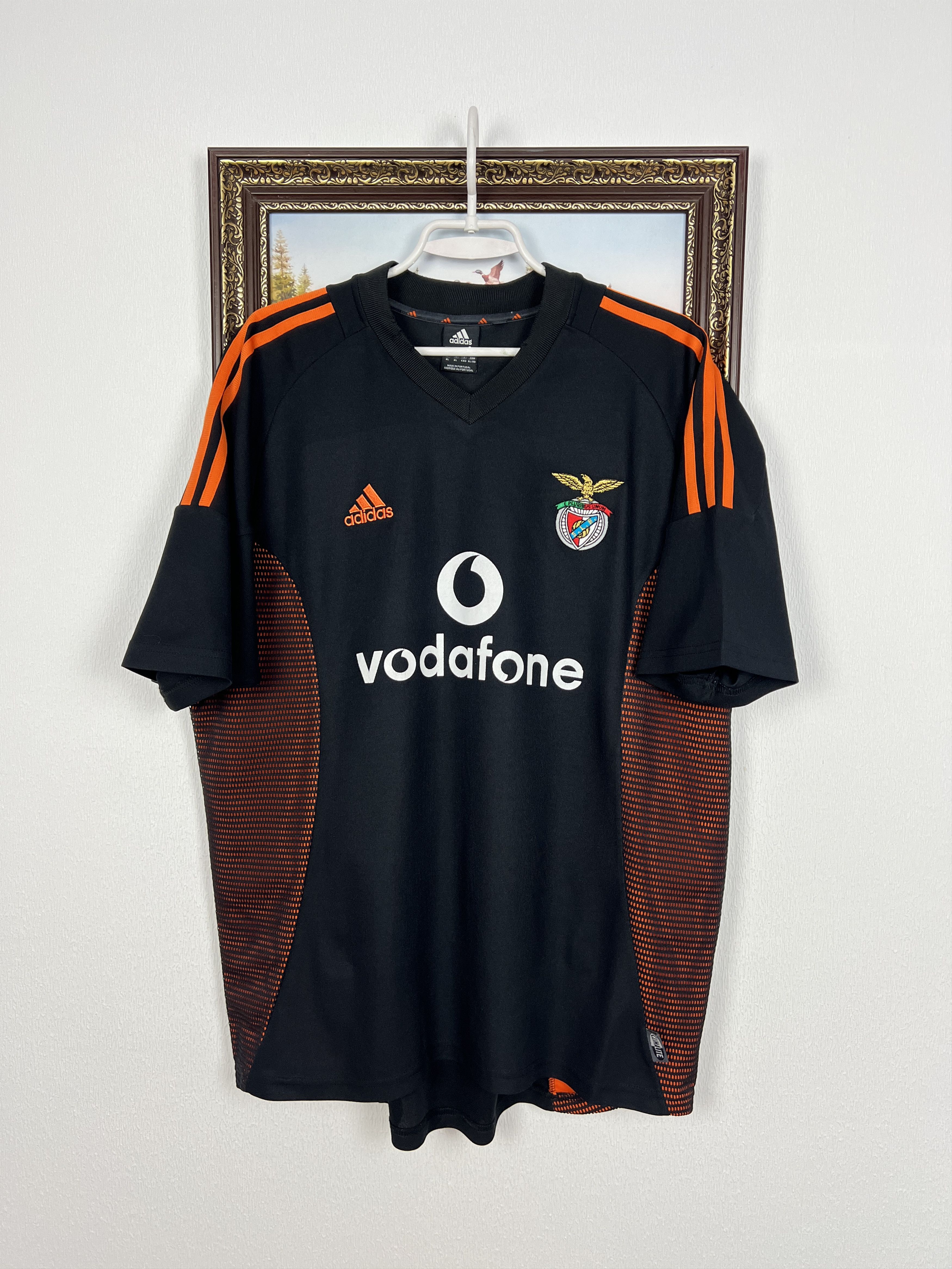 Benfica football shirt 2002 Soccer Adidas Jersey Tee Hype