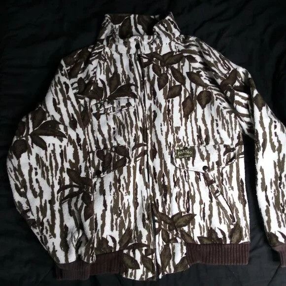 Realtree Vintage Realtree Camo Fleece Jacket + Cargo Pants Suit Size US M / EU 48-50 / 2 - 2 Thumbnail
