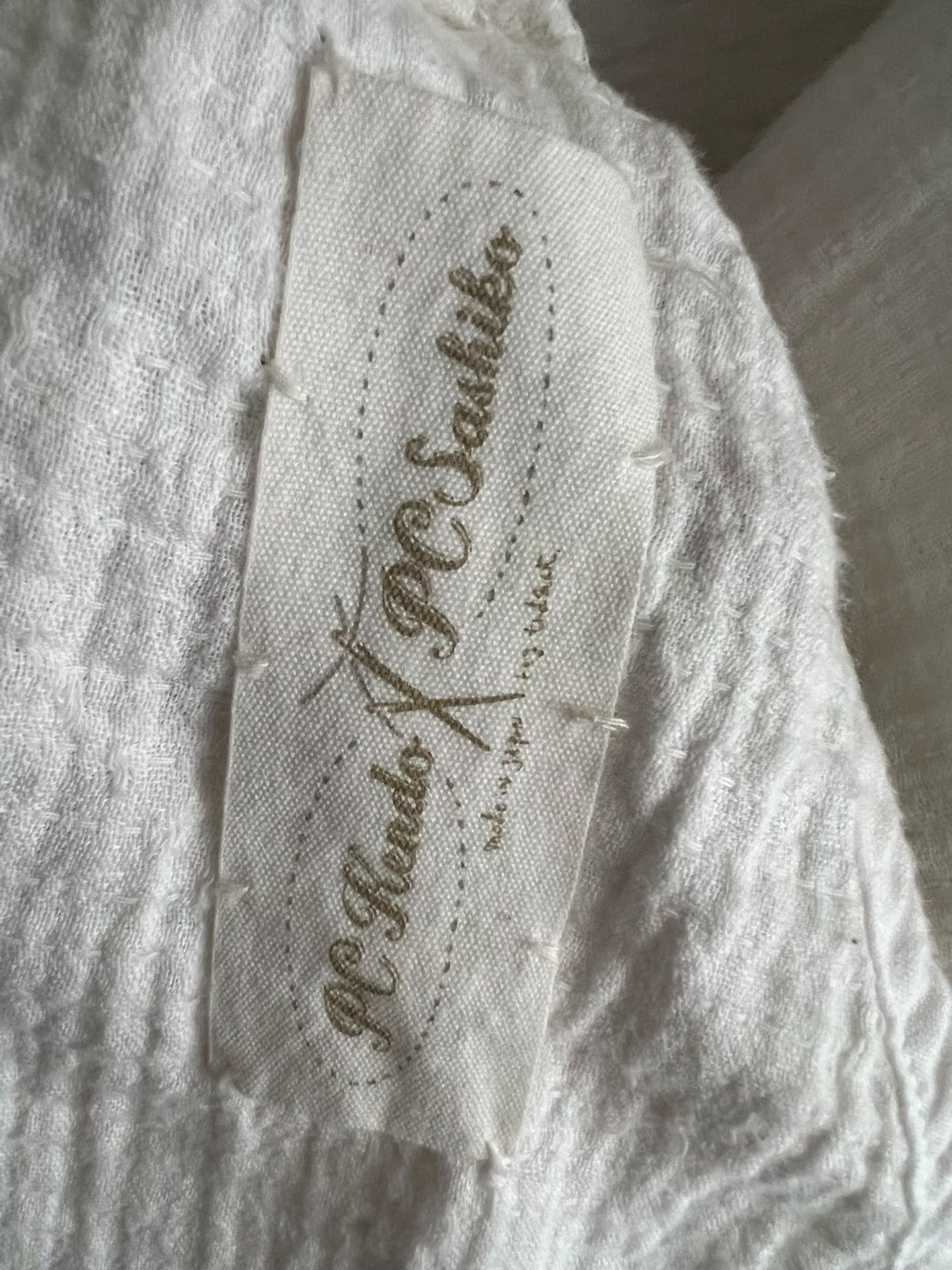Porter Classic PORTERCLASSIC 22SS White Sashiko Pullover Size US L / EU 52-54 / 3 - 8 Thumbnail