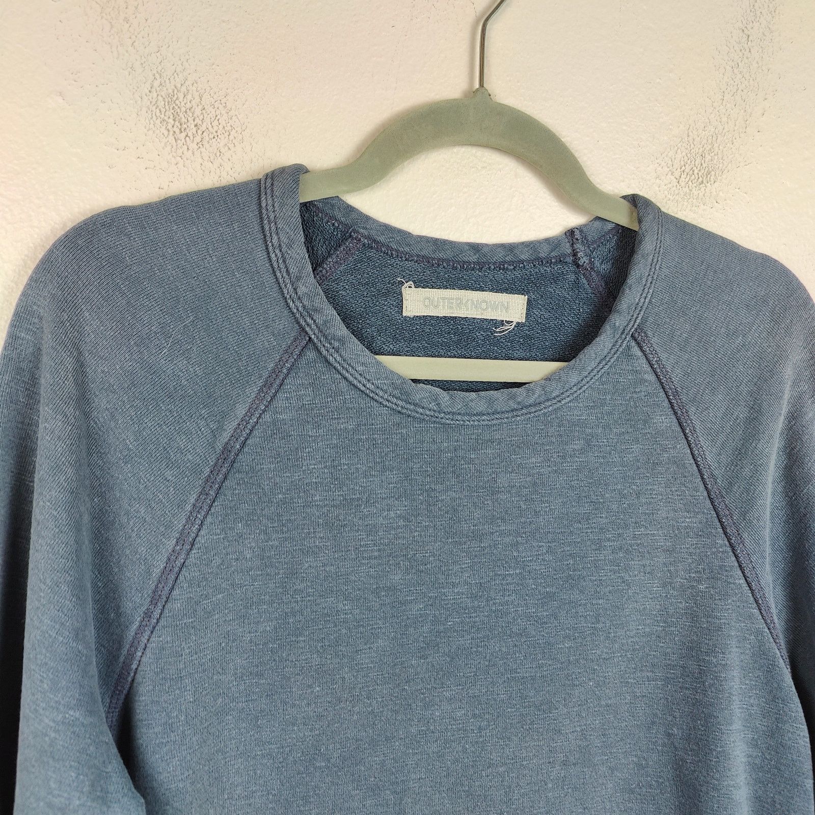 Outerknown Outerknown Sur Sweatshirt Mens Small Admiral Blue Organic Size US S / EU 44-46 / 1 - 2 Thumbnail