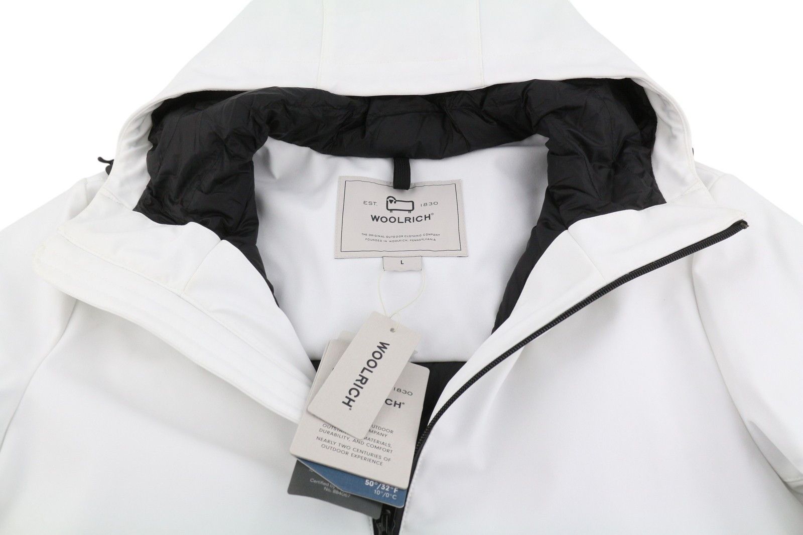 Woolrich Woolen Mills Pacific Soft Shell L White Down Waterproof 86899 Size US L / EU 52-54 / 3 - 6 Thumbnail