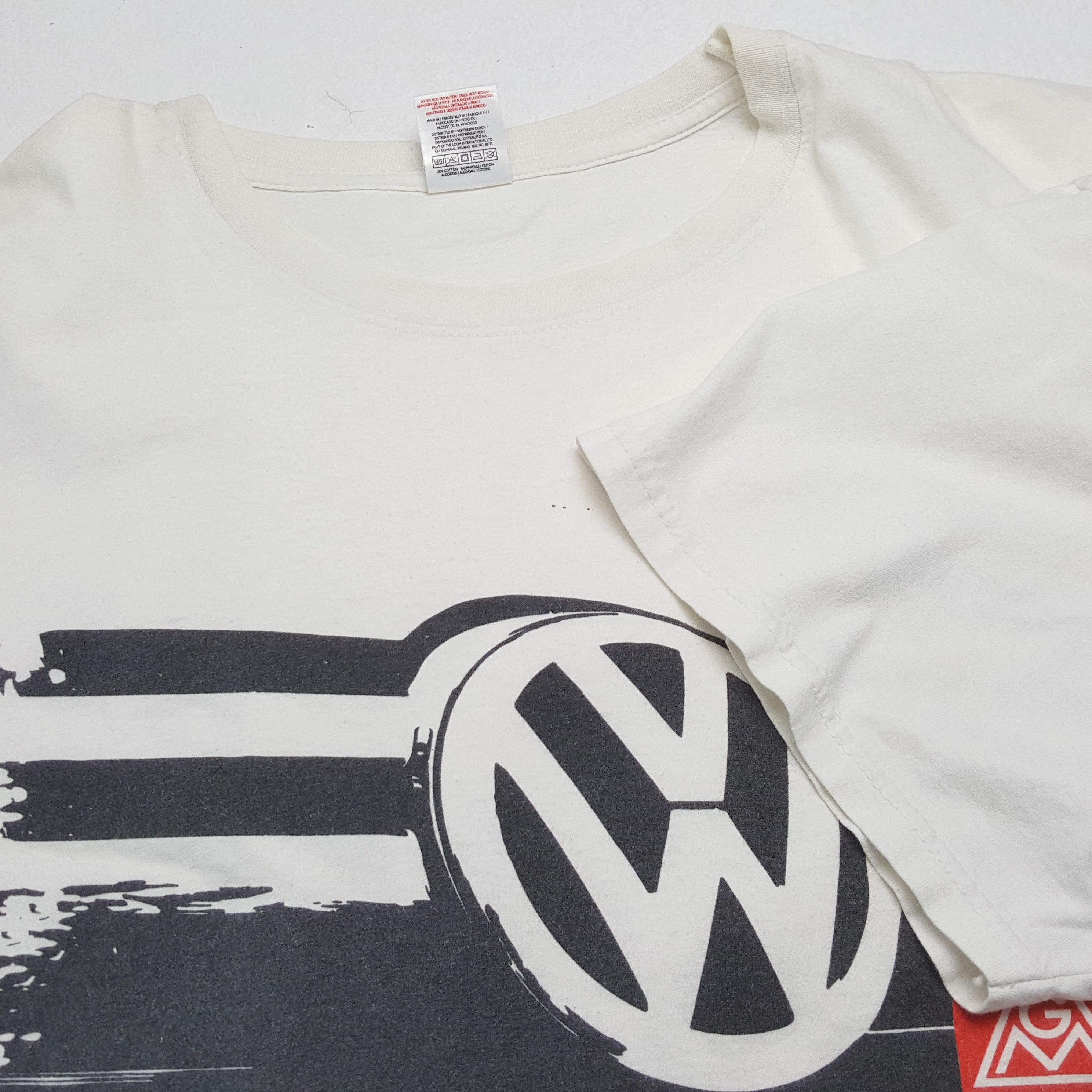 Vintage VOIKSWAGEN EIN TEAM Logo Design Tshirt Size US XXL / EU 58 / 5 - 5 Thumbnail