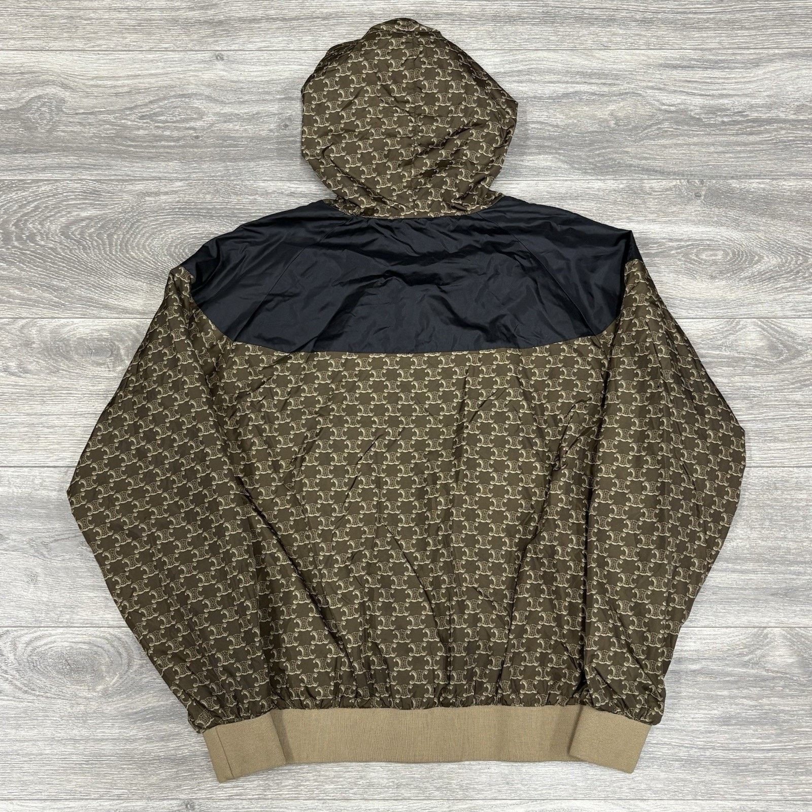 Celine Celine Blouson Monogram Triomphe Windbreaker ' Brown Black ' Size US L / EU 52-54 / 3 - 6 Thumbnail