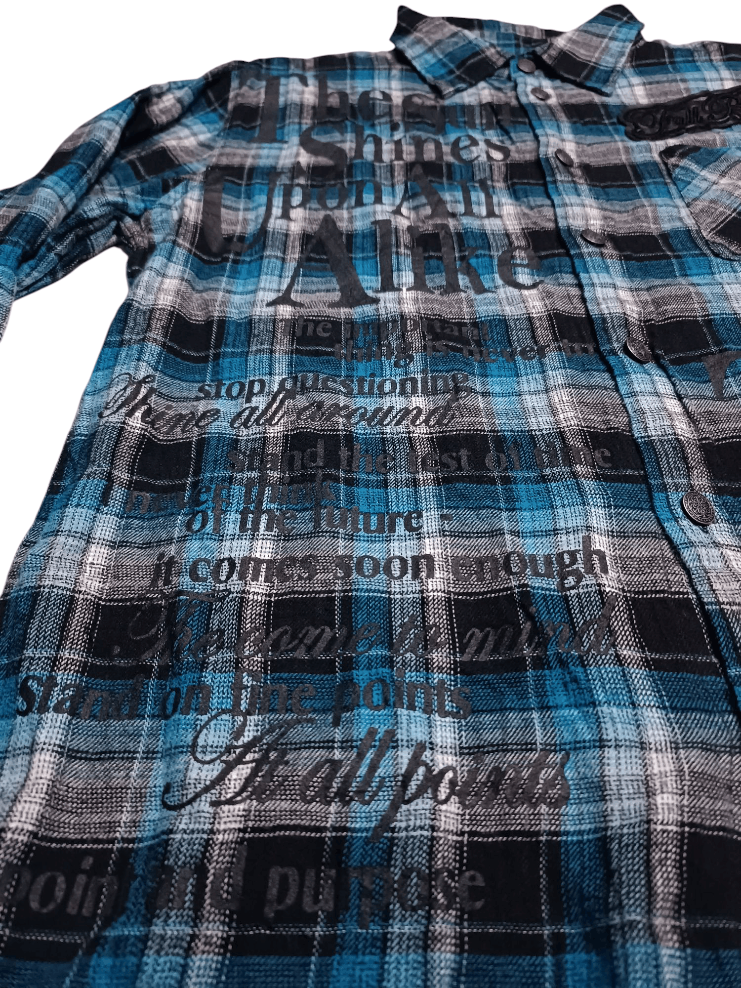 Japanese Brand Vintage Long Sleeve Poem Seditionaries Shirt Size US XL / EU 56 / 4 - 3 Thumbnail