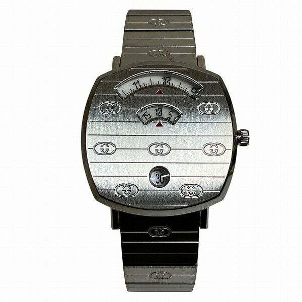 Gucci Gucci Grip Stainless Steel Watch Metal Quartz 157.3 DUTY FREE for USA
