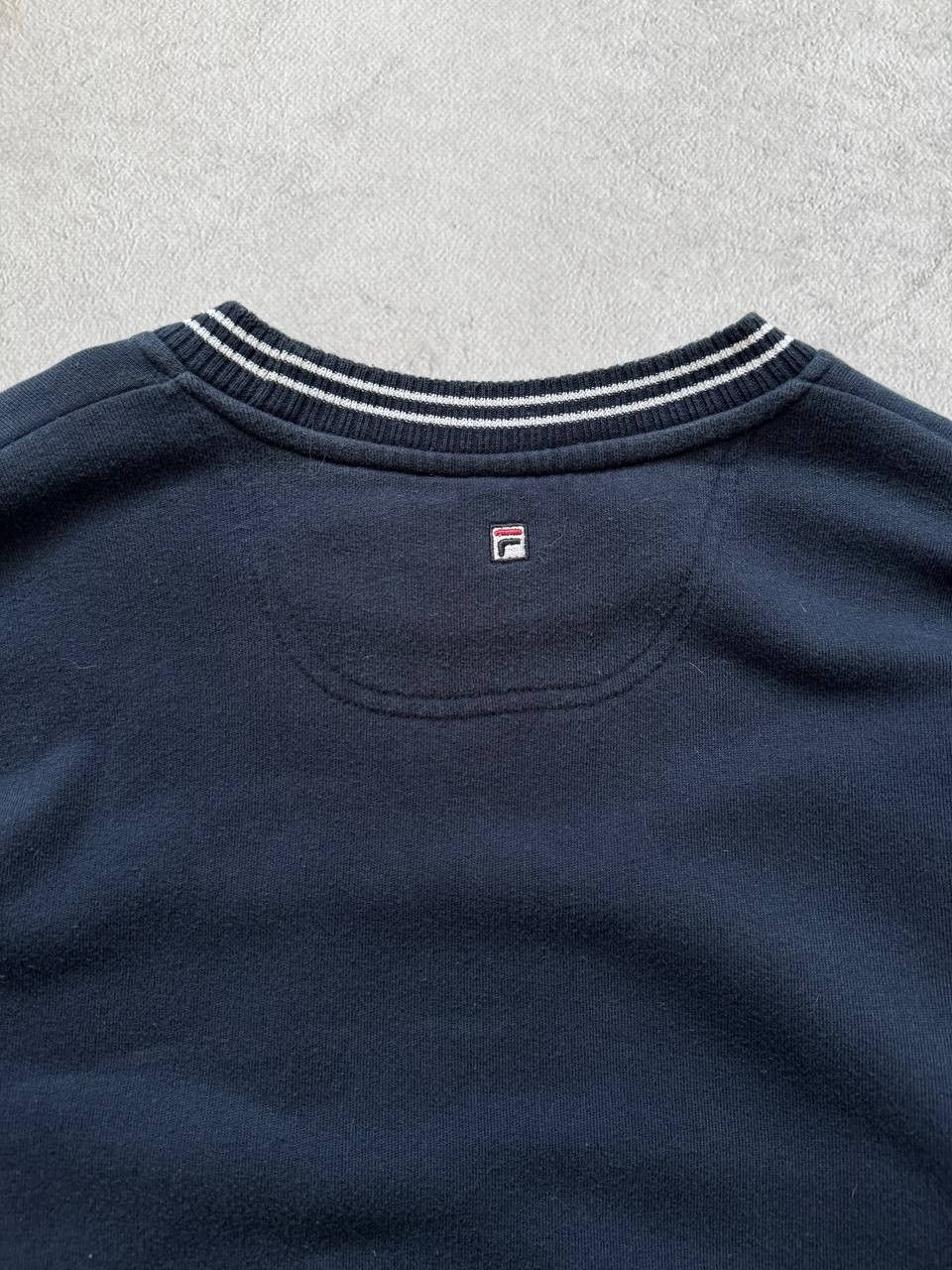Fila Vintage 90's Fila Italia Navy Retro Sweatshirt Size US M / EU 48-50 / 2 - 3 Thumbnail