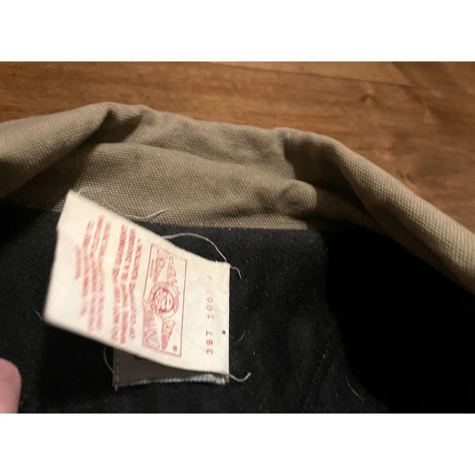 Carhartt VINTAGE Carhartt CQ5521 USA Duck Quilted Lined Button Coat Jacket Mens Large Beige Size US L / EU 52-54 / 3 - 4 Thumbnail