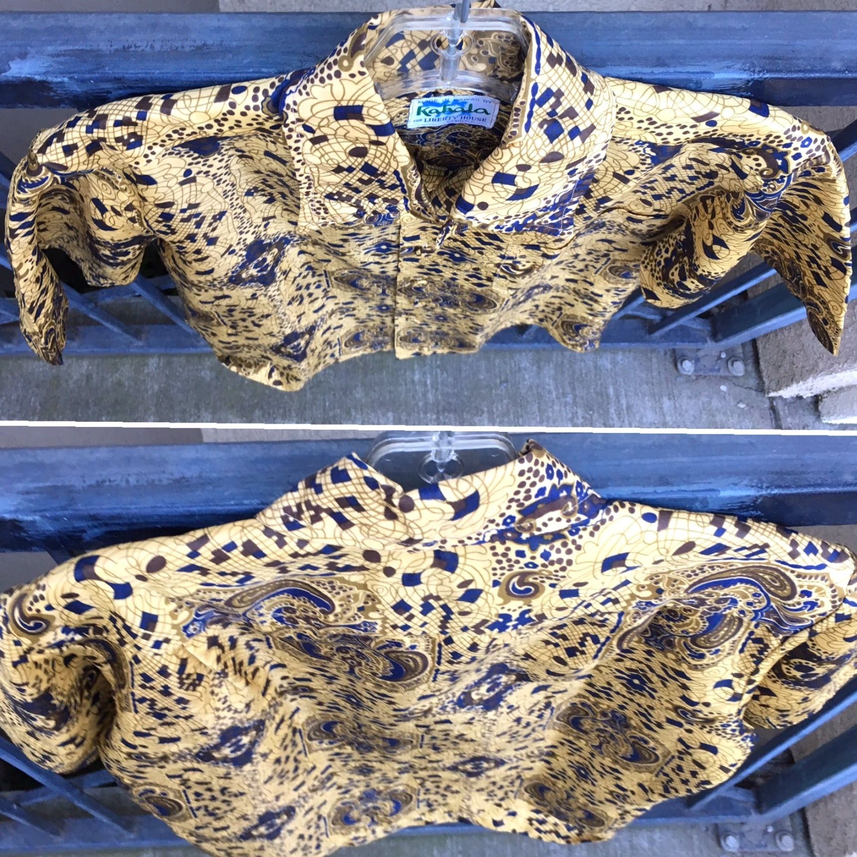 ALOHAS VINTAGE Kahala For Liberty House Honolulu Hawaiian Shirt Paisley Aloha Tiki S Size US S / EU 44-46 / 1 - 5 Thumbnail