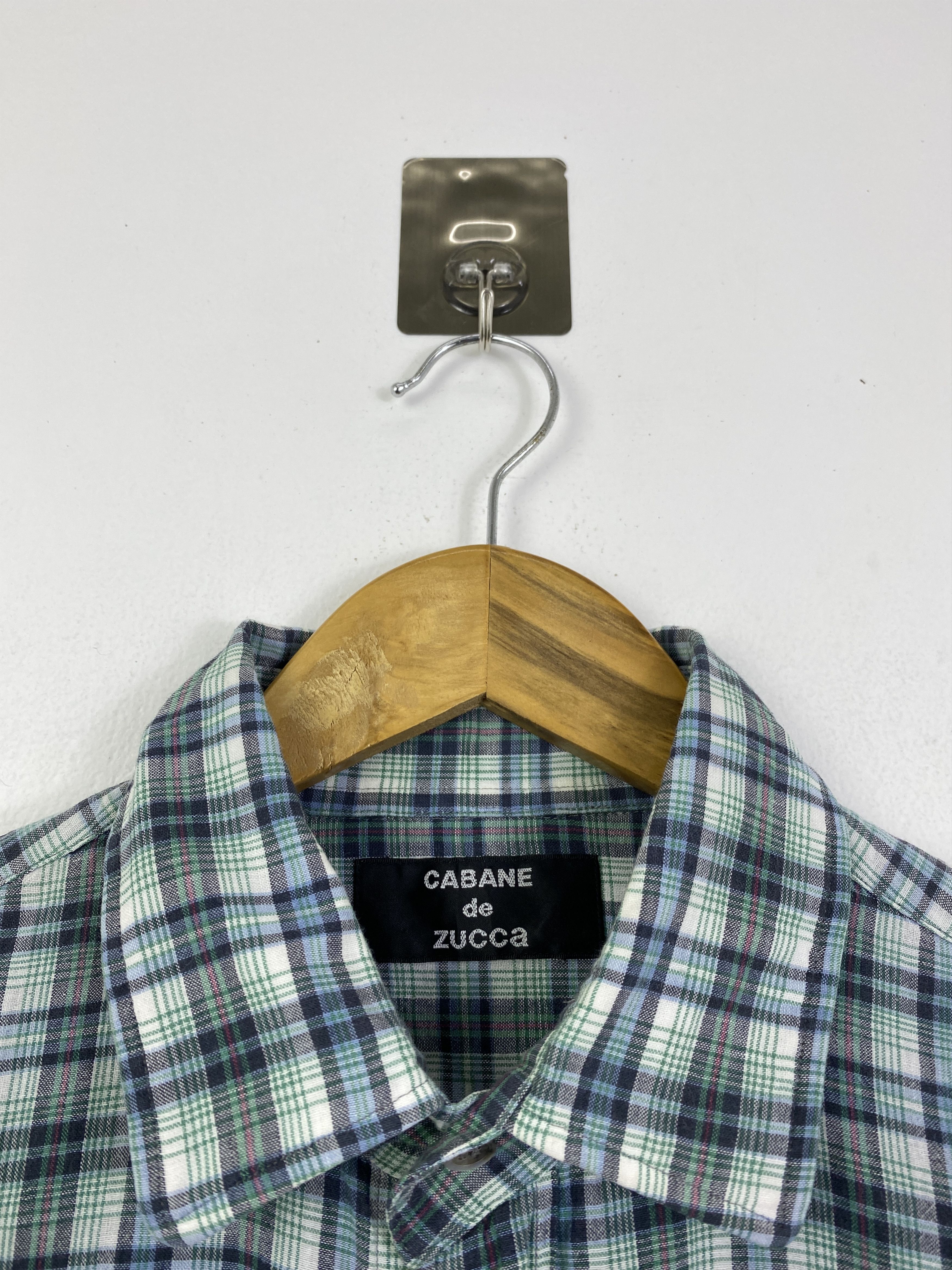 CABANE de ZUCCa Vintage Cabane de ZUCCa Checkered Button Up Shirt TA0712 Size US S / EU 44-46 / 1 - 6 Thumbnail