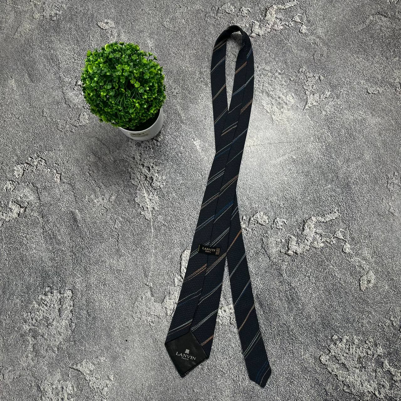 Lanvin Lanvin Paris Men's Floral Bron Tie 100% SILK France Size ONE SIZE - 4 Thumbnail
