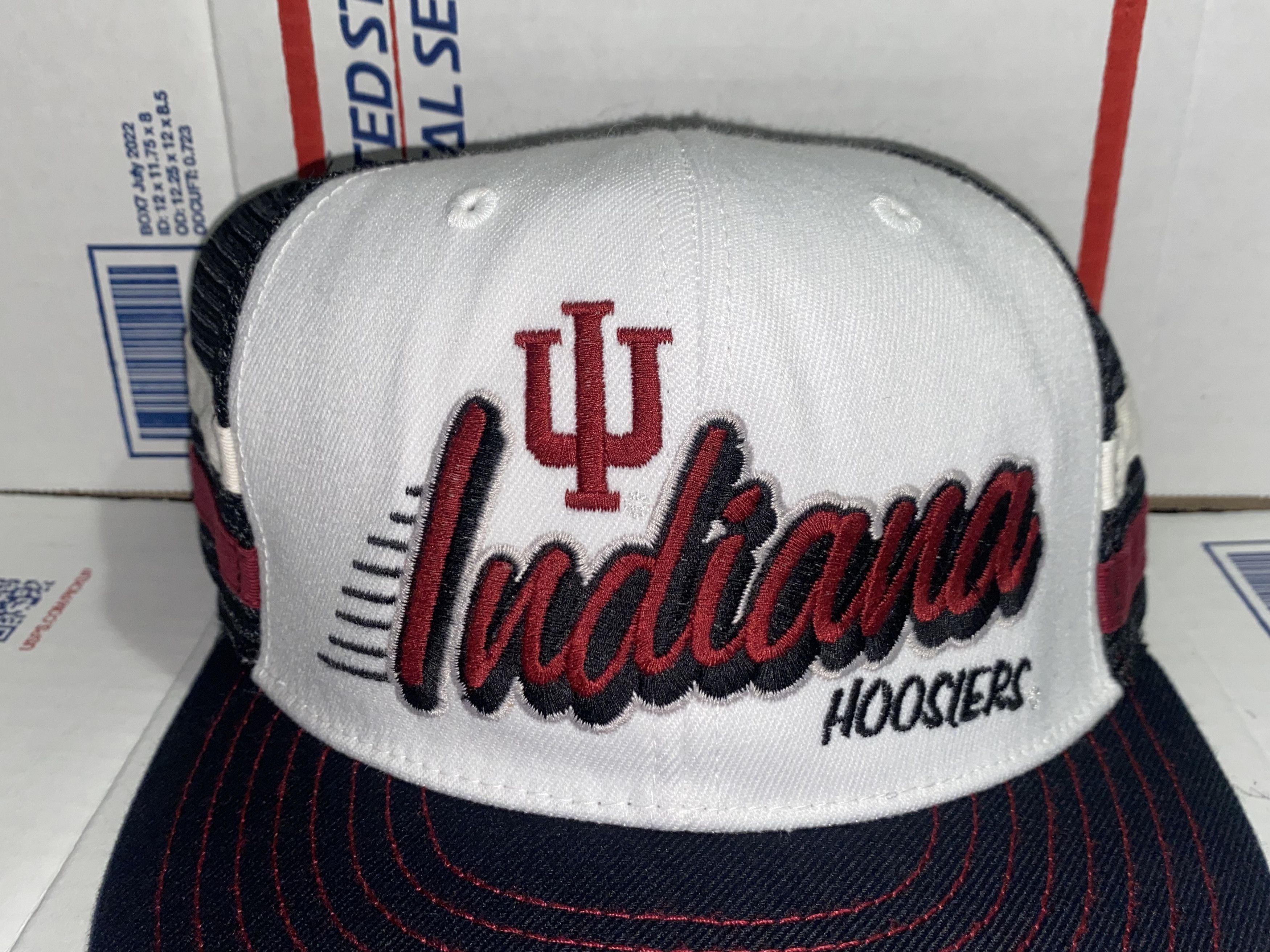 Top Of The World IU Indiana HOOSIERS Trucker hat Snapback Cap TOW retro vtg Size ONE SIZE - 2 Thumbnail