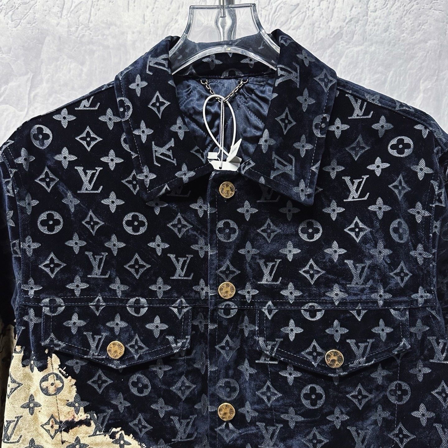 Louis Vuitton Louis Vuitton SS24 Fire Cloud Denim Jacket Size US M / EU 48-50 / 2 - 2 Thumbnail