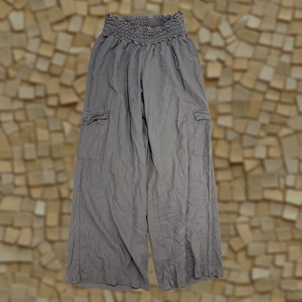 Vintage Happily Grey Cargo Pants Sweatpants? No, remove questions. Size 36" / US 14 / IT 50 - 1 Thumbnail
