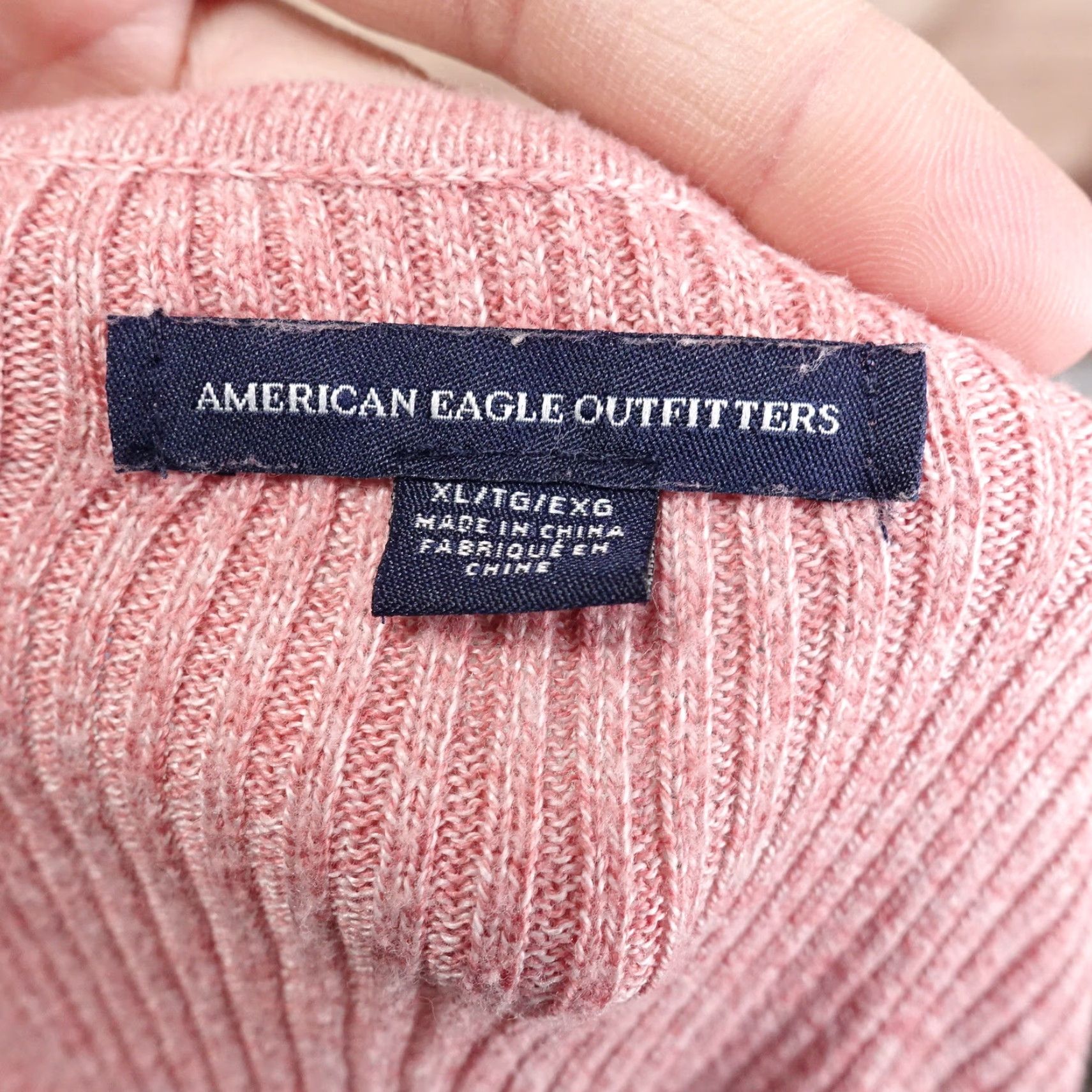 American Eagle Outfitters AMERICAN EAGLE PINK BAGGY SLEEVE SWEATER WOMENS XL LONG SLEEVE CASUAL Size XL / US 12-14 / IT 48-50 - 5 Thumbnail