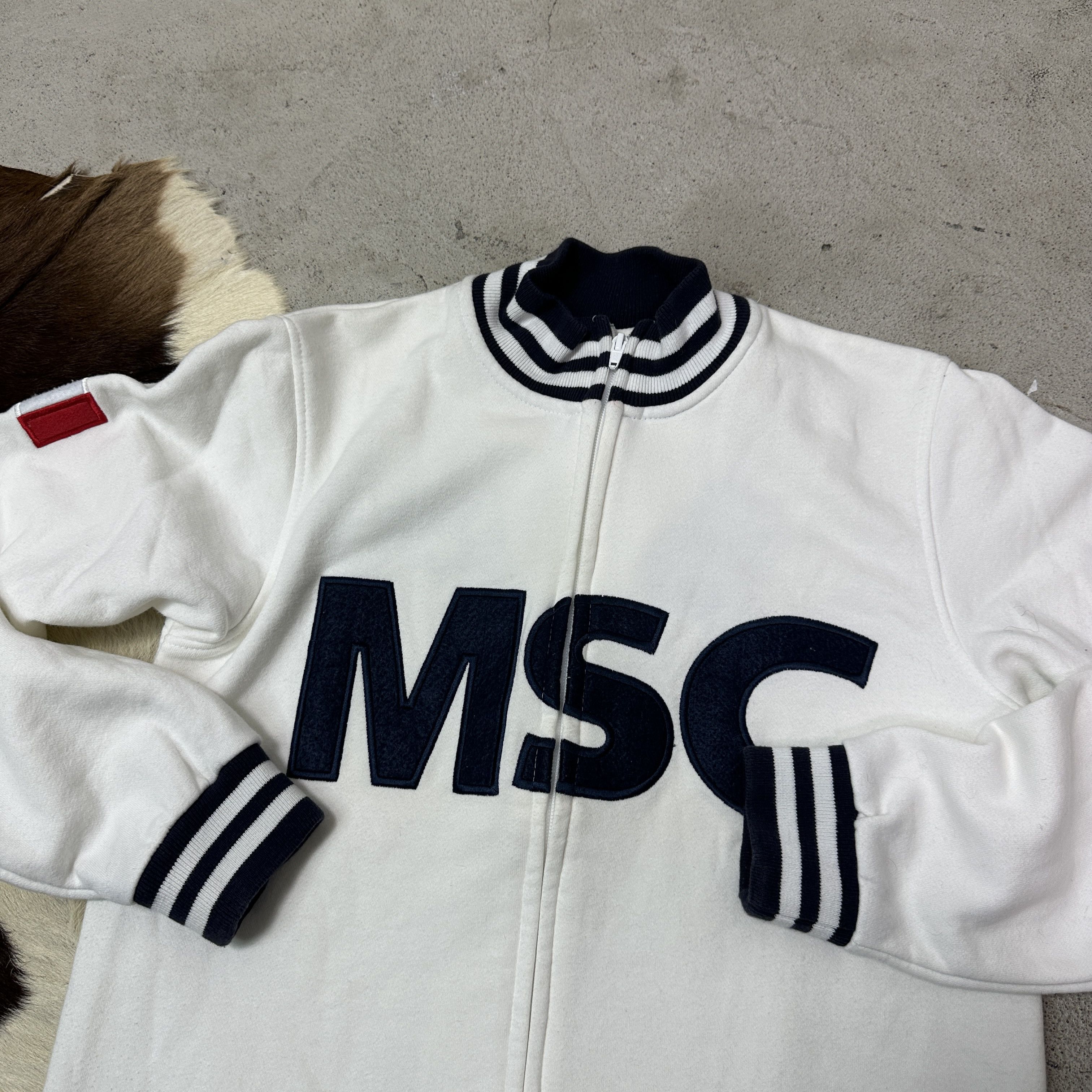 Vintage Vintage Blokecore Sporty MSC Italia Zipped Sweatshirt Y2K Size US M / EU 48-50 / 2 - 4 Thumbnail