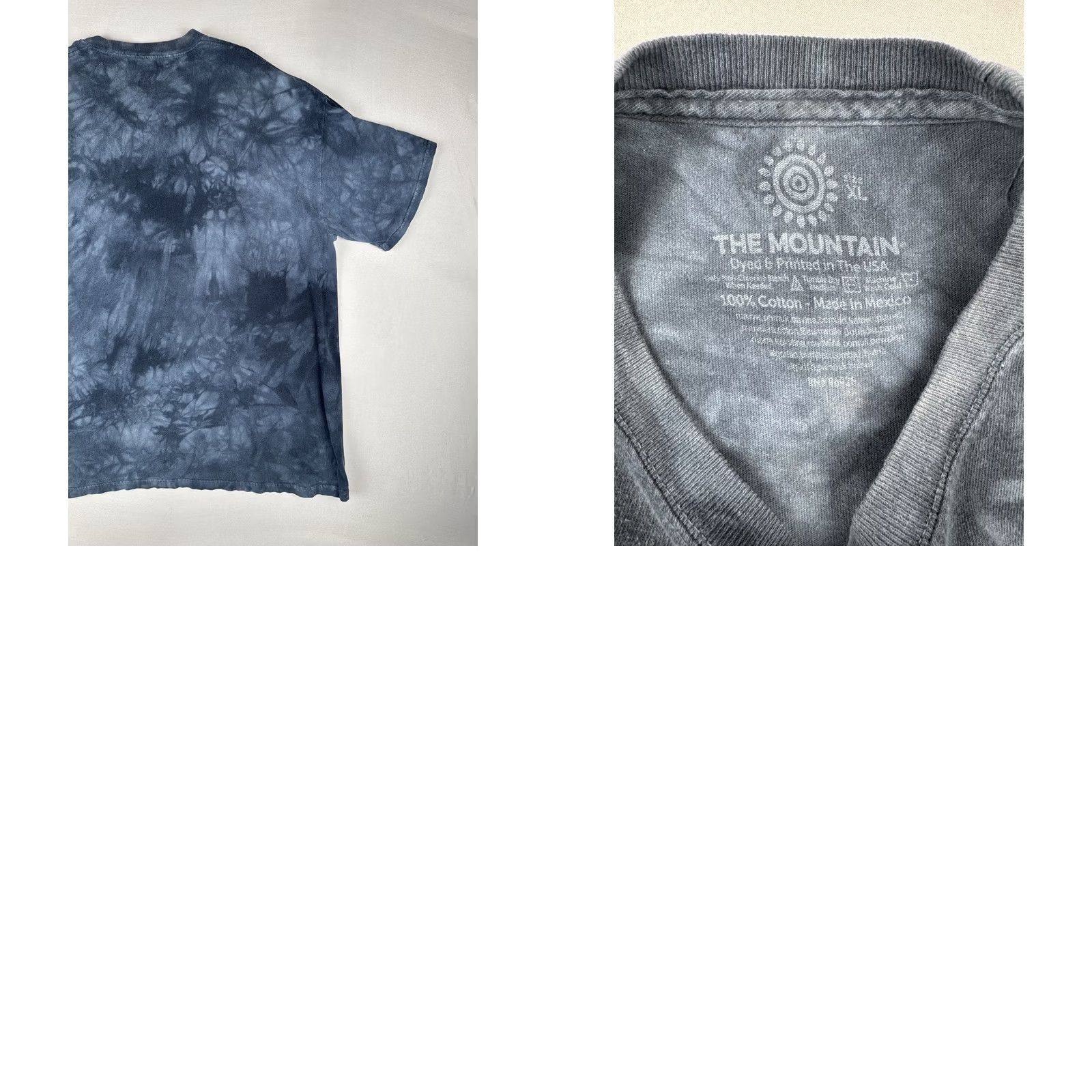 The Mountain The Mountain T Shirt XL Nature Animal Tie Dye Eagle Wolves Native Blue Mens Size US XL / EU 56 / 4 - 8 Thumbnail