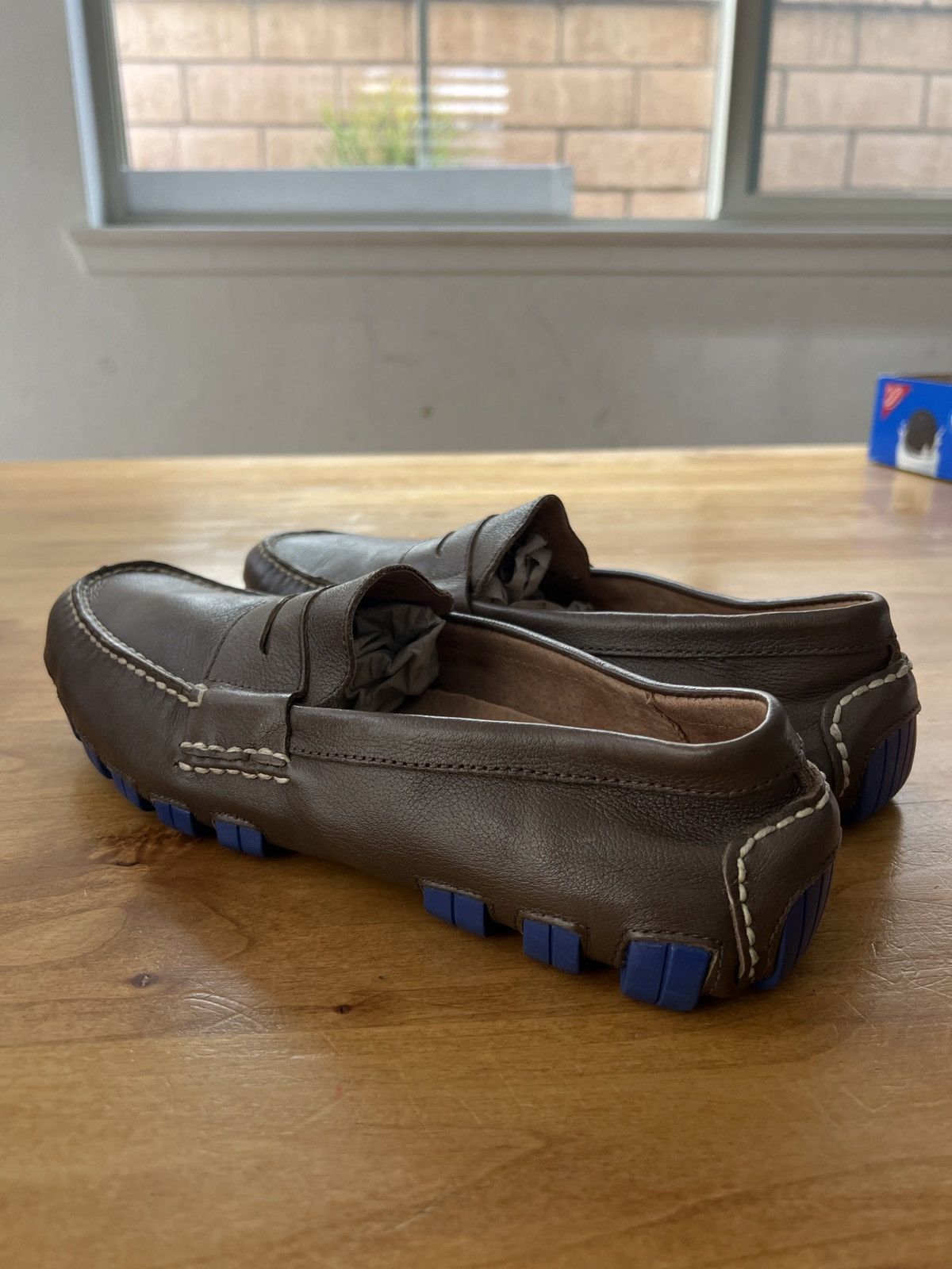 Polo Ralph Lauren × Ralph Lauren Polo Ralph Lauren Arkley Penny Brown Leather Driving Loafer Size US 10 / EU 43 - 6 Thumbnail