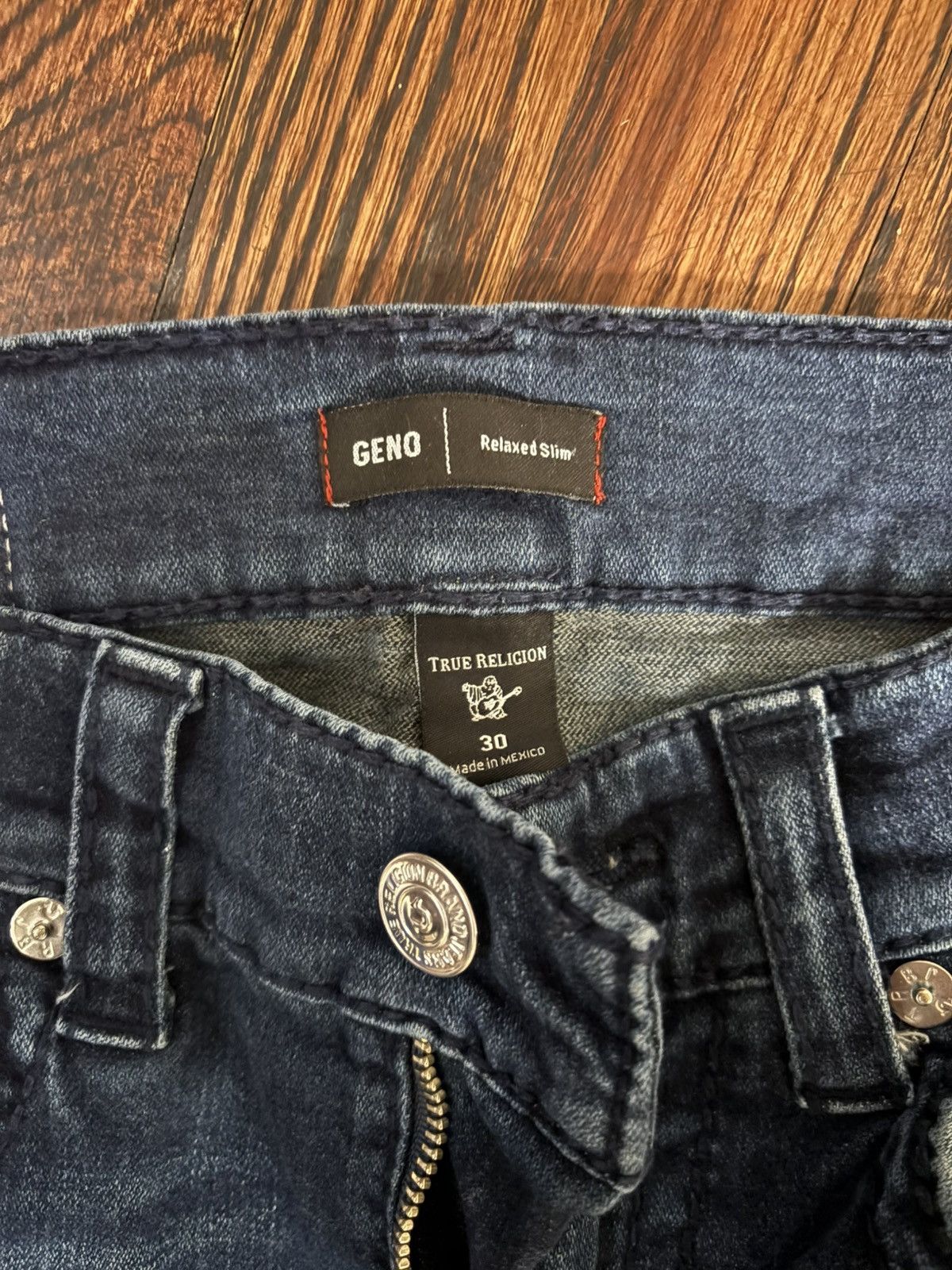 True Religion Navy True Religion Denim Size US 30 / EU 46 - 4 Thumbnail