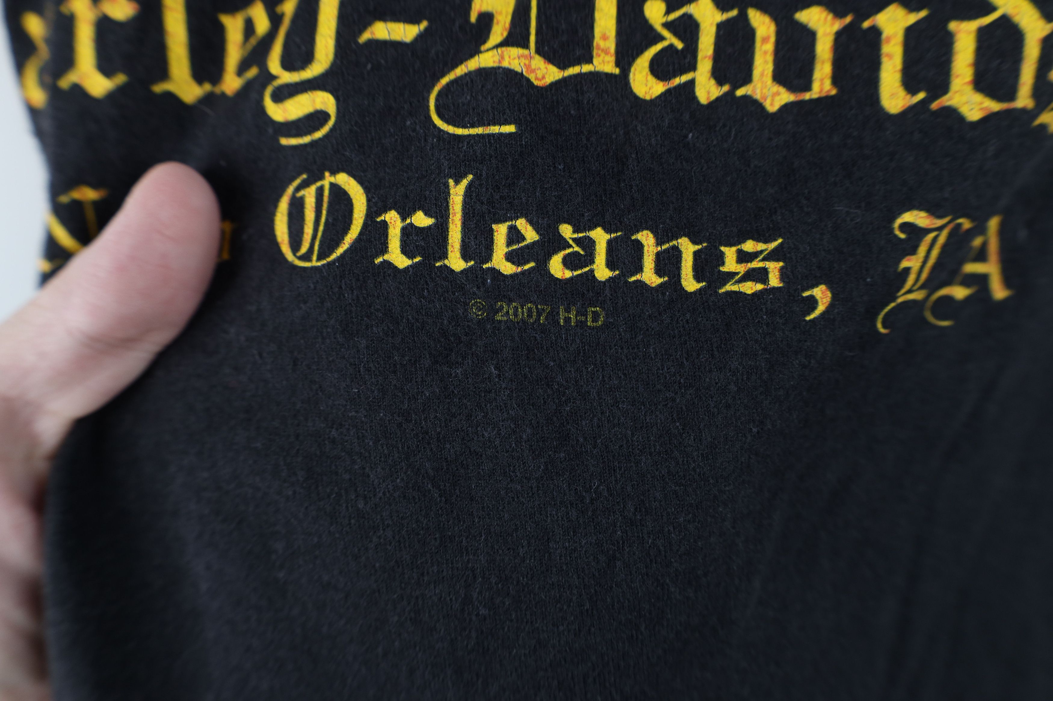 Harley Davidson Vintage Y2K Harley Davidson Orleans French Quarter T-Shirt Size US L / EU 52-54 / 3 - 11 Thumbnail