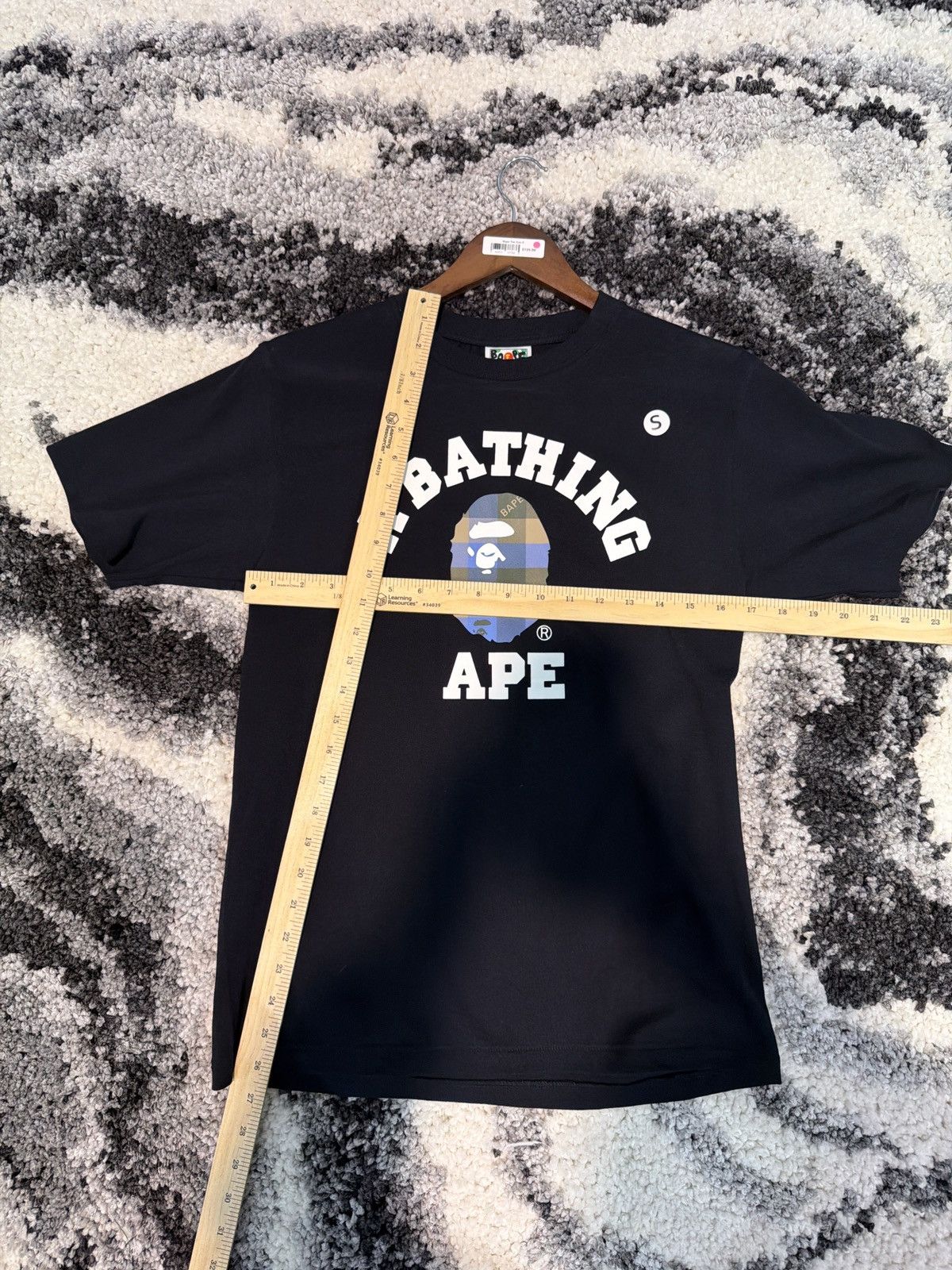 Bape Bape Tee Plaid Bape Face Size-S Size US S / EU 44-46 / 1 - 1 Thumbnail