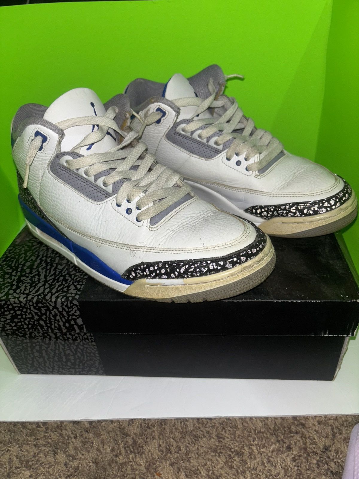 Jordan Brand Jordan 3 Racer Blue Size US 9.5 / EU 42-43 - 3 Thumbnail