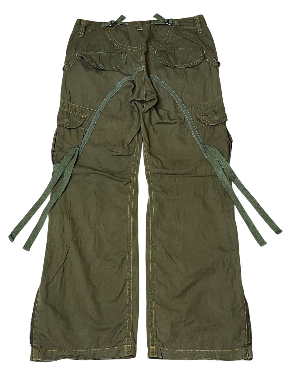 Japanese Brand Japanese CRYSTAL BUSH bondage military style cargo pant Size US 33 - 3 Thumbnail