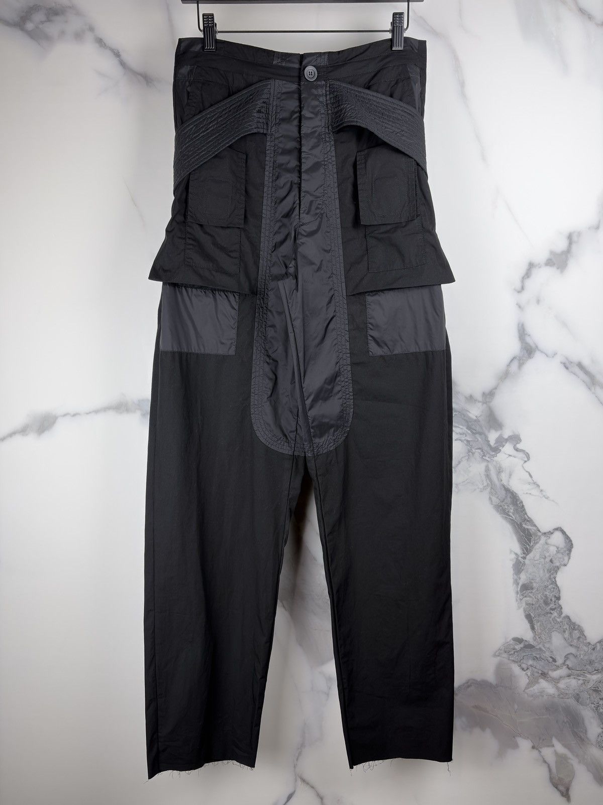 Rick Owens SS08 Rick Owens OG Creatch Cargo Pants Mainline Black Size US 30 / EU 46 - 2 Thumbnail