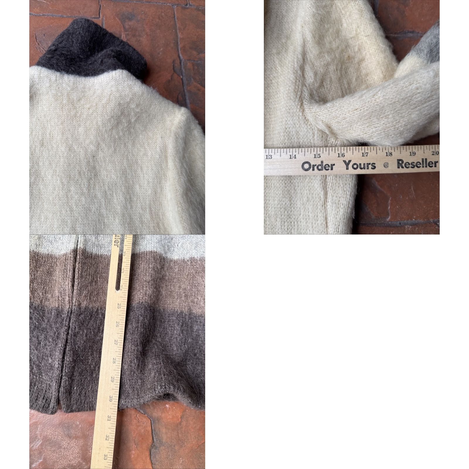 Vintage VINTAGE Iceland Fashions Sheep Wool Full Zip Jacket Women’s Medium Pure Size M / US 6-8 / IT 42-44 - 10 Thumbnail