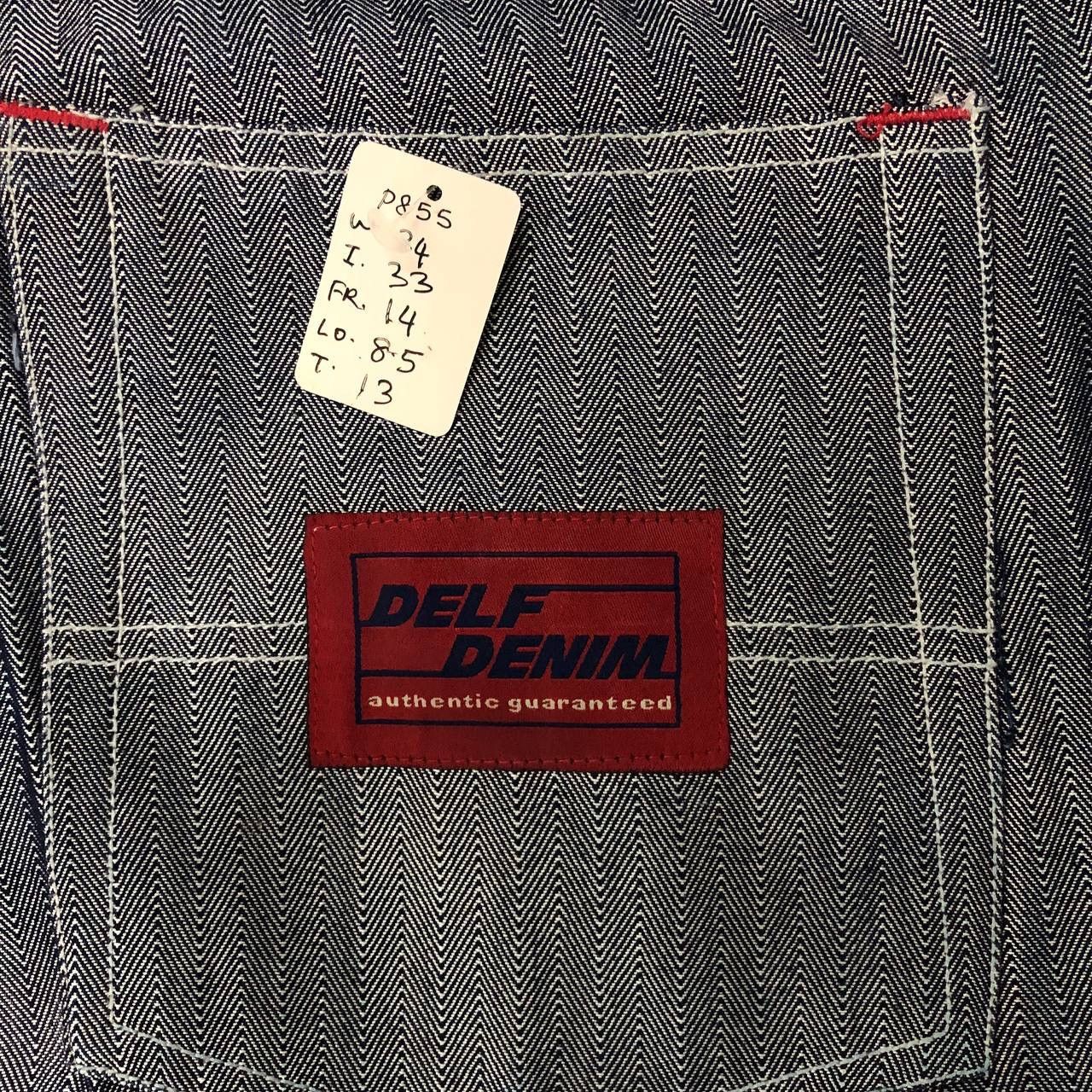 Japanese Brand P855. DELF DENIM HERRINGBONE JEANS Size US 34 / EU 50 - 11 Thumbnail
