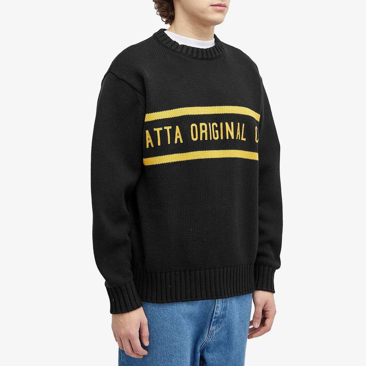 Patta o1mle0426 Patta Original Clothing Knitted Jumper in Black Size US XS / EU 42 / 0 - 2 Thumbnail