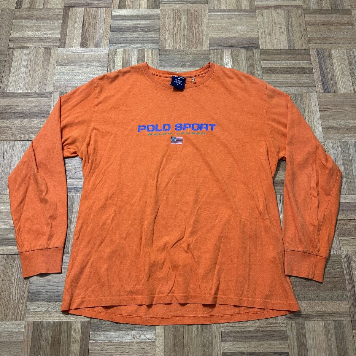 Polo Ralph Lauren Vintage Polo Sport long sleeve tee Size US M / EU 48-50 / 2 - 1 Thumbnail