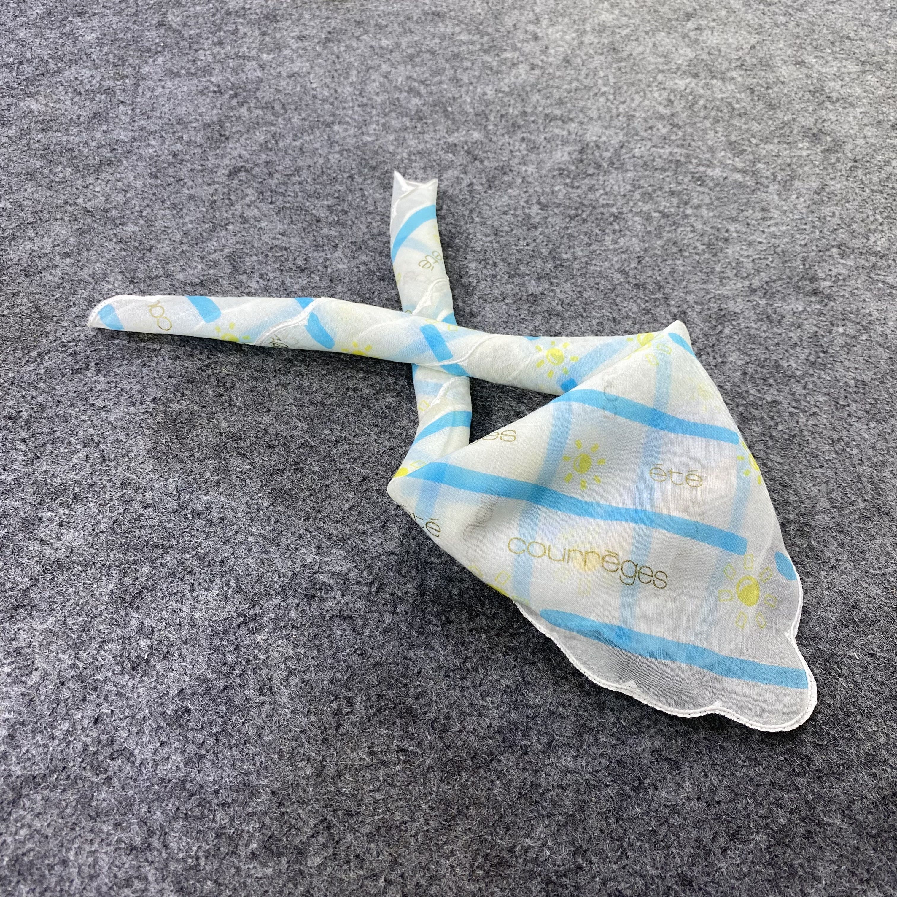 Courreges Courreges Handkerchief Neckerchief Bandana-B1909 Size ONE SIZE - 1 Thumbnail